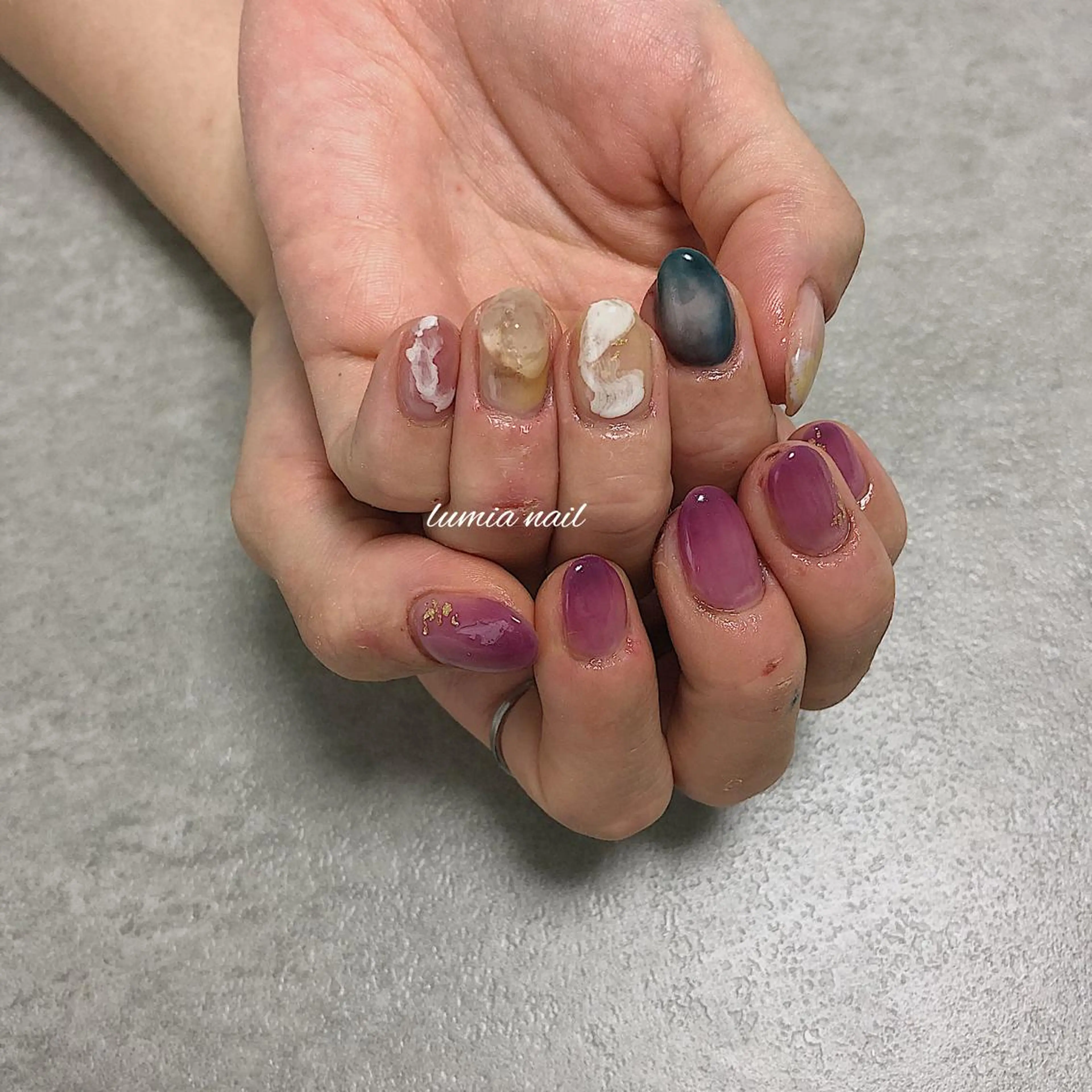 ネイル nail&eyelash Rine所属・Rine 放出 (リネ)のネイルデザイン