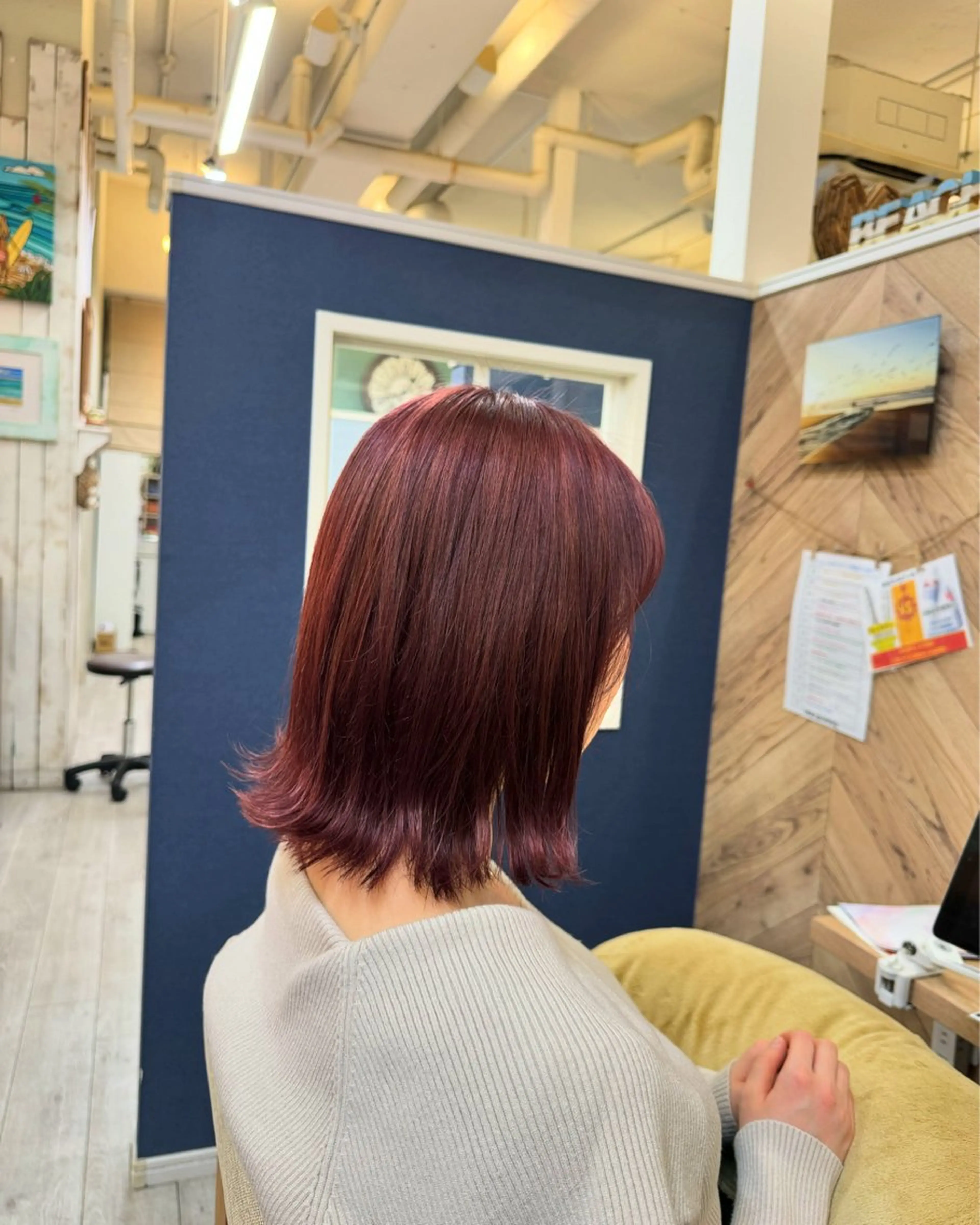 ミディアム カラー flare 志所属・犬飼 幸志のヘアスタイル