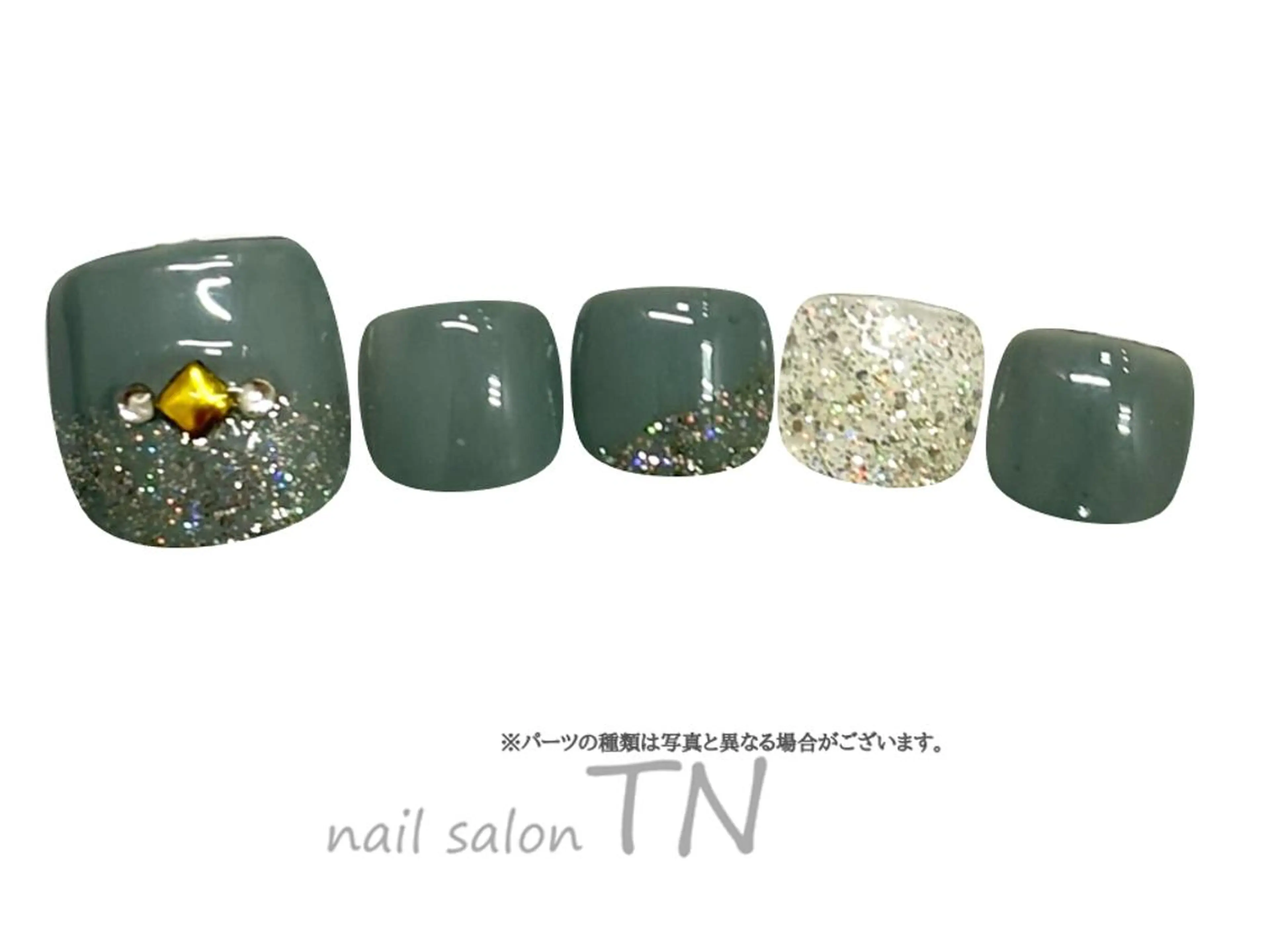 ネイル フットネイル 中島 実穂のネイルデザイン