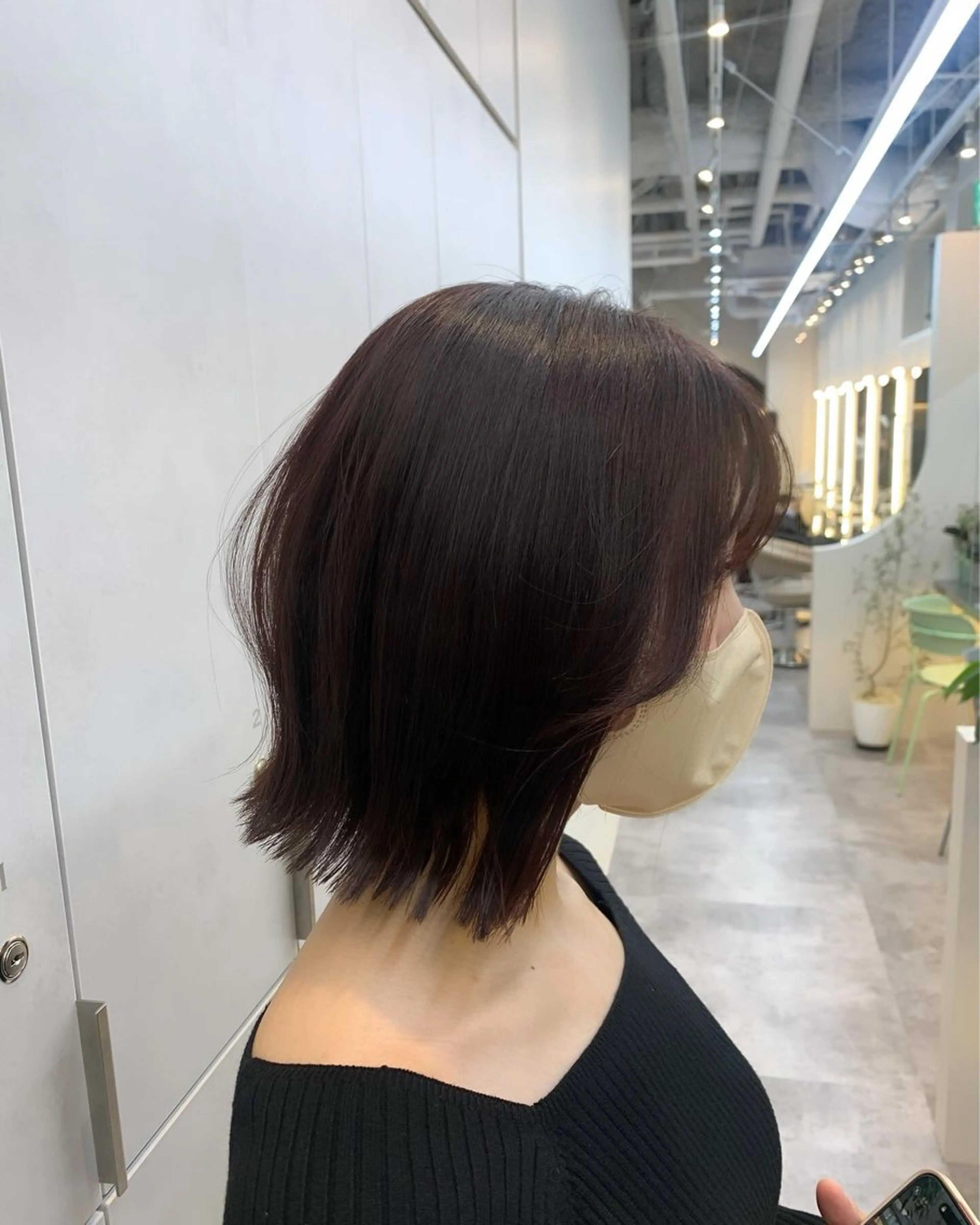 ミディアム カット ヘアカラー トリートメント Hello by Sea所属・レイヤー/艶髪/ボブ /くびれ/伊藤　勇司のヘアスタイル