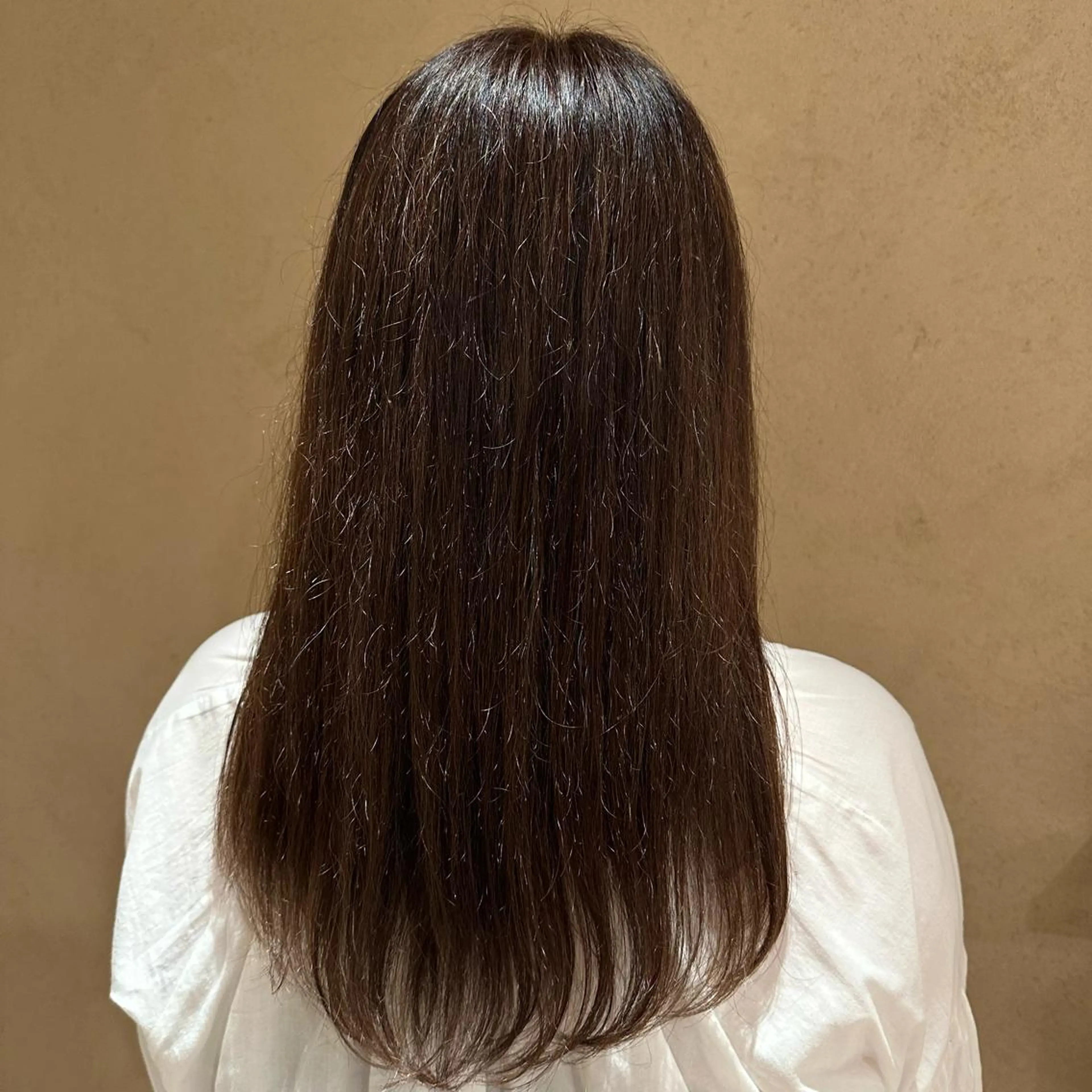 セミロング カラー ヘアアレンジ ハイライトカラー ハイライト みなみ/韓国ボブ/ 韓国レイヤーのヘアスタイル