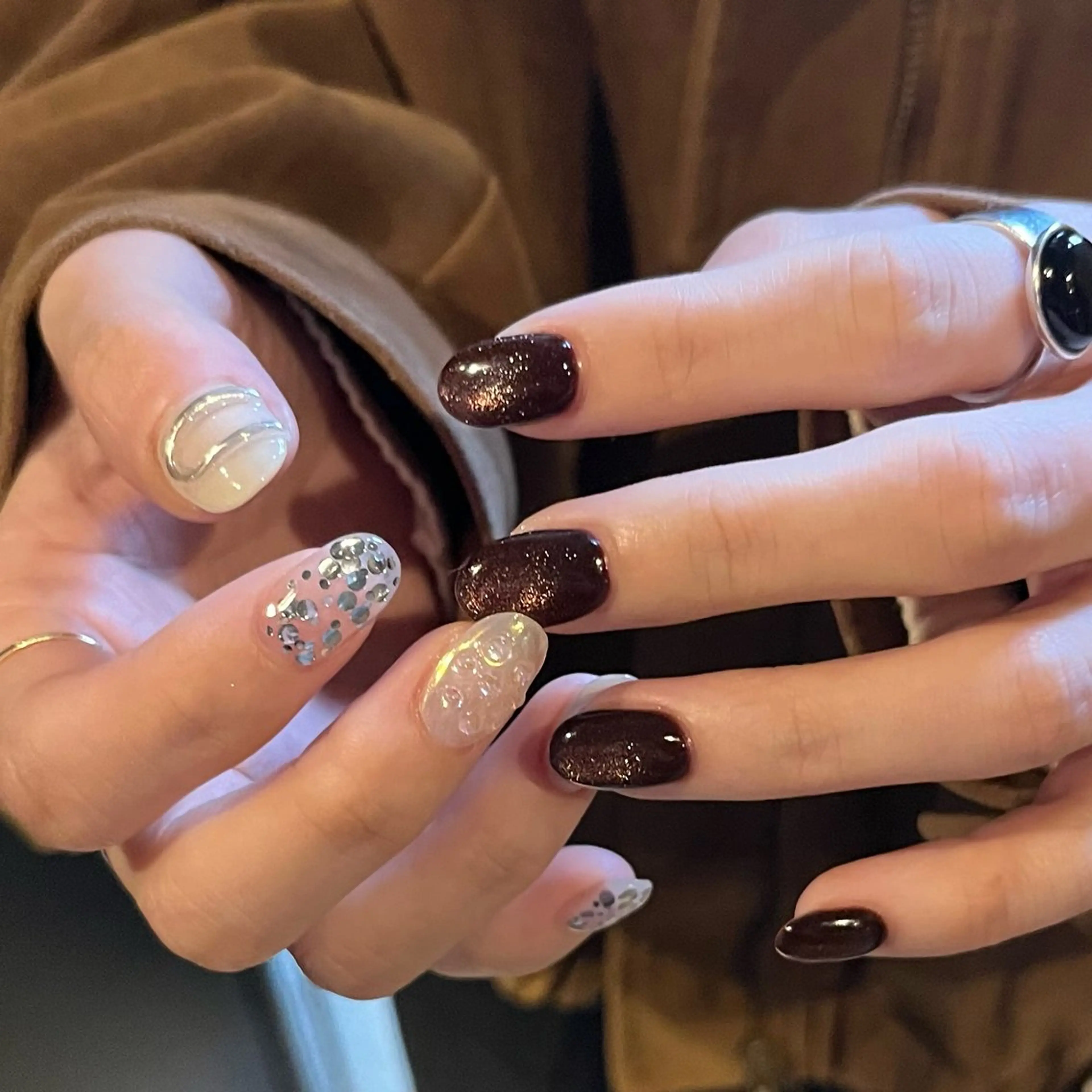 ネイル マグネットネイル mitsuki / Manonのネイルデザイン