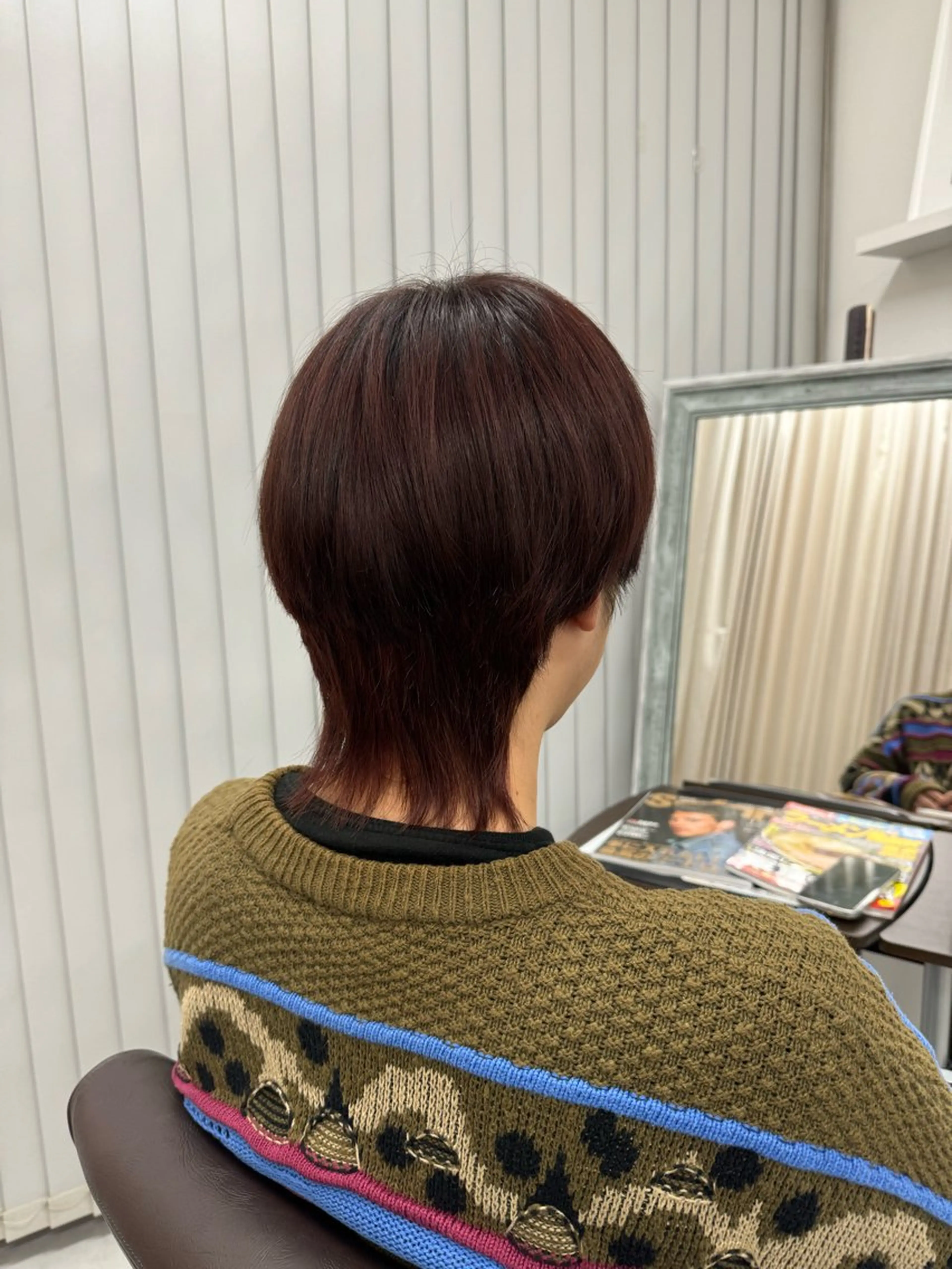 カラー 田島拓海 ボブカットのヘアスタイル