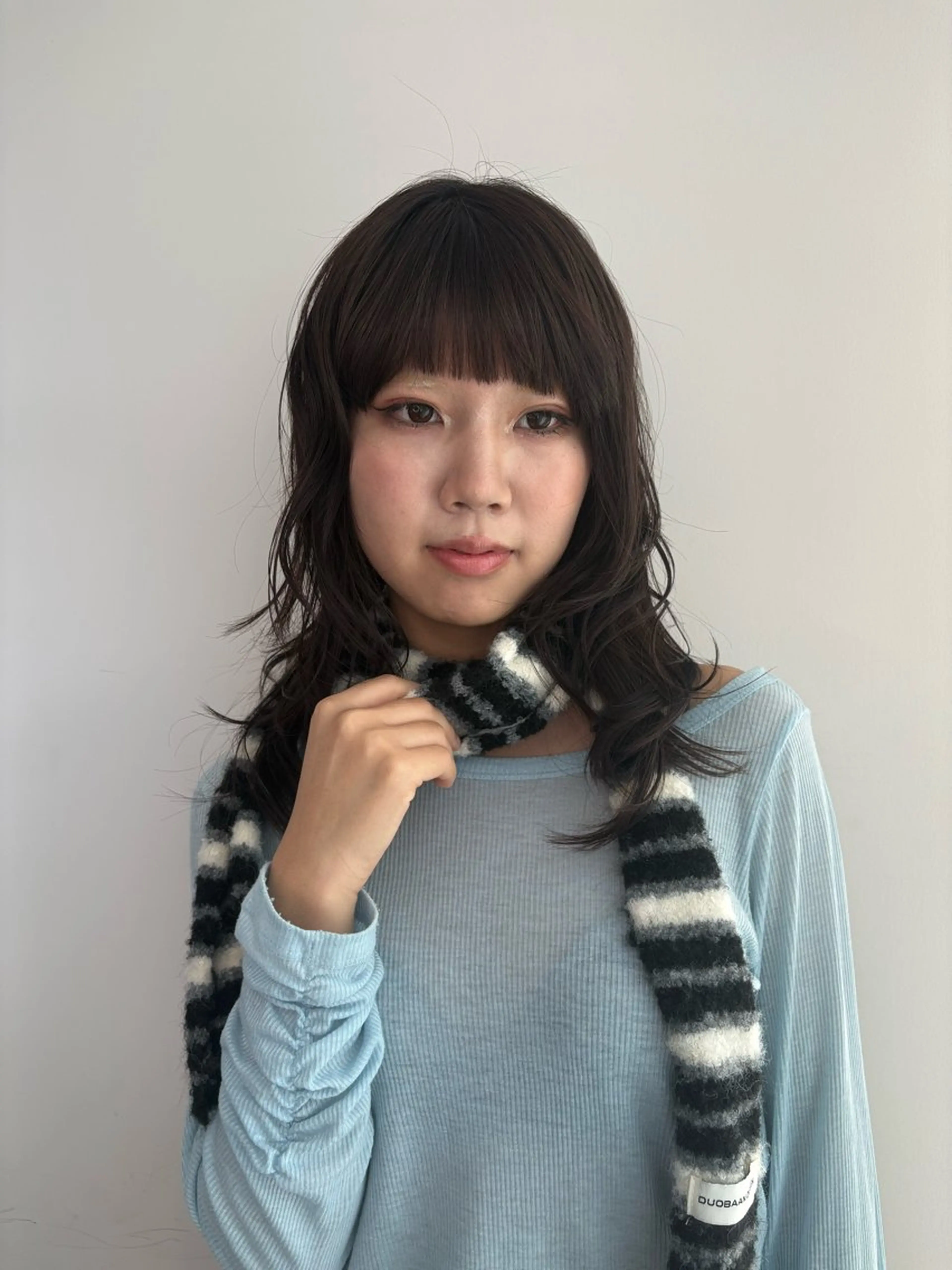 ミディアム 愛加メンズパーマ・ ボブ・ピンクカラーのヘアスタイル