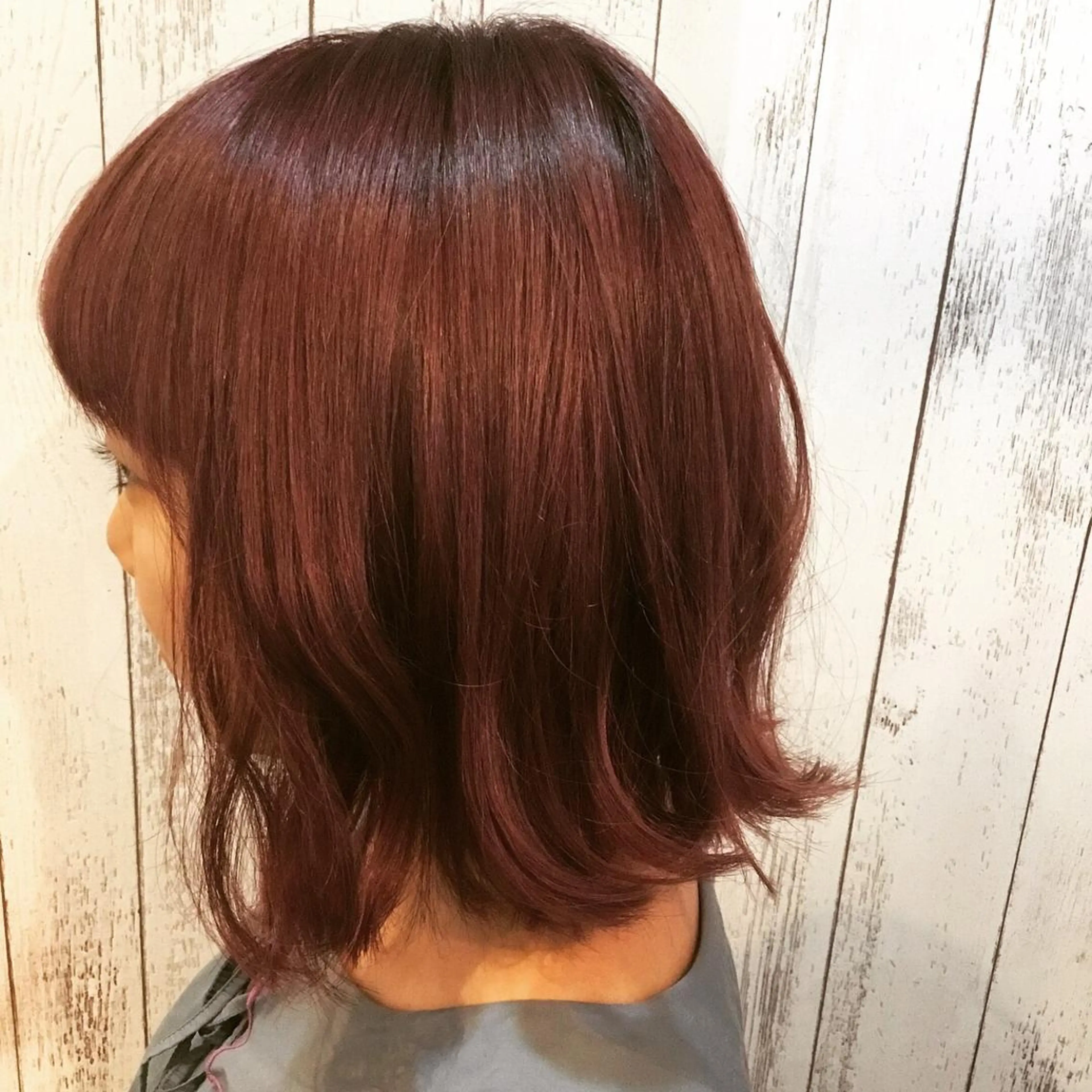 ミディアム カラー パーマ embrace エンブレイスのヘアスタイル