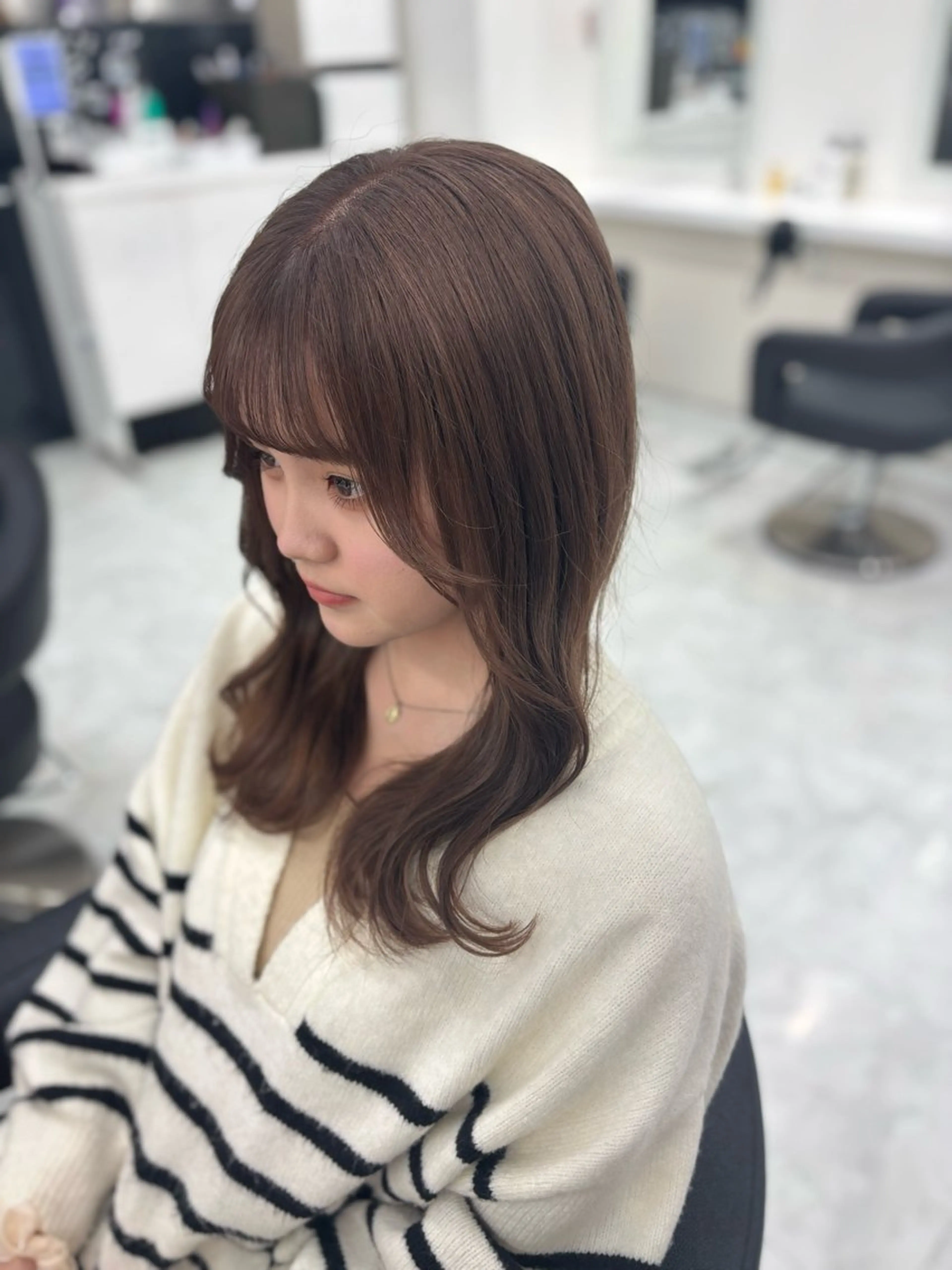 ロング カラー ヘアアレンジ カット ヘアカラー トリートメント 透明感💕今っぽ似合 わせ𝐍𝐨. 𝟏のヘアスタイル