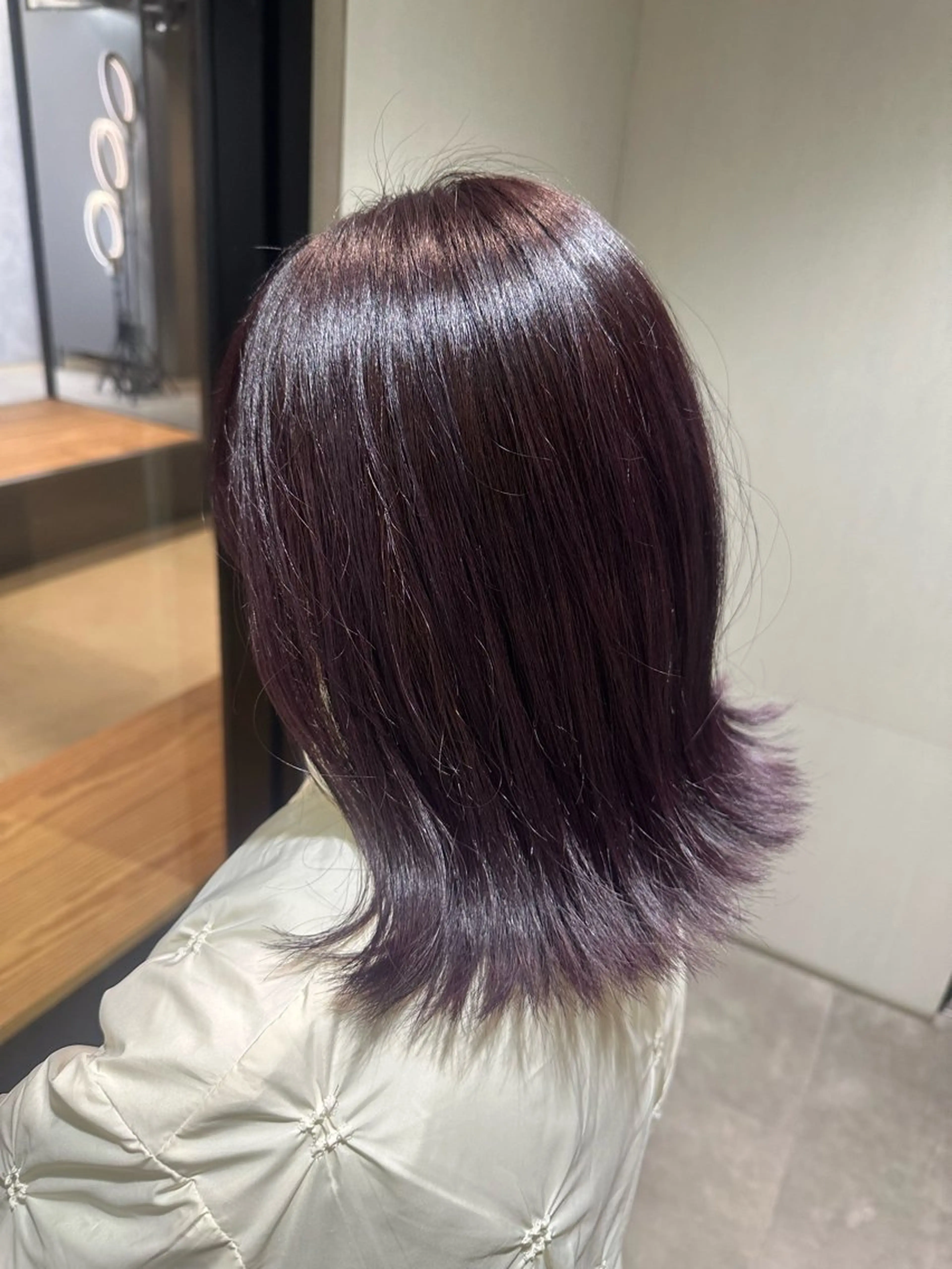 ミディアム カット ヘアカラー トリートメント ヘッドスパ 🍎暖色/艶髪 /madokaのヘアスタイル