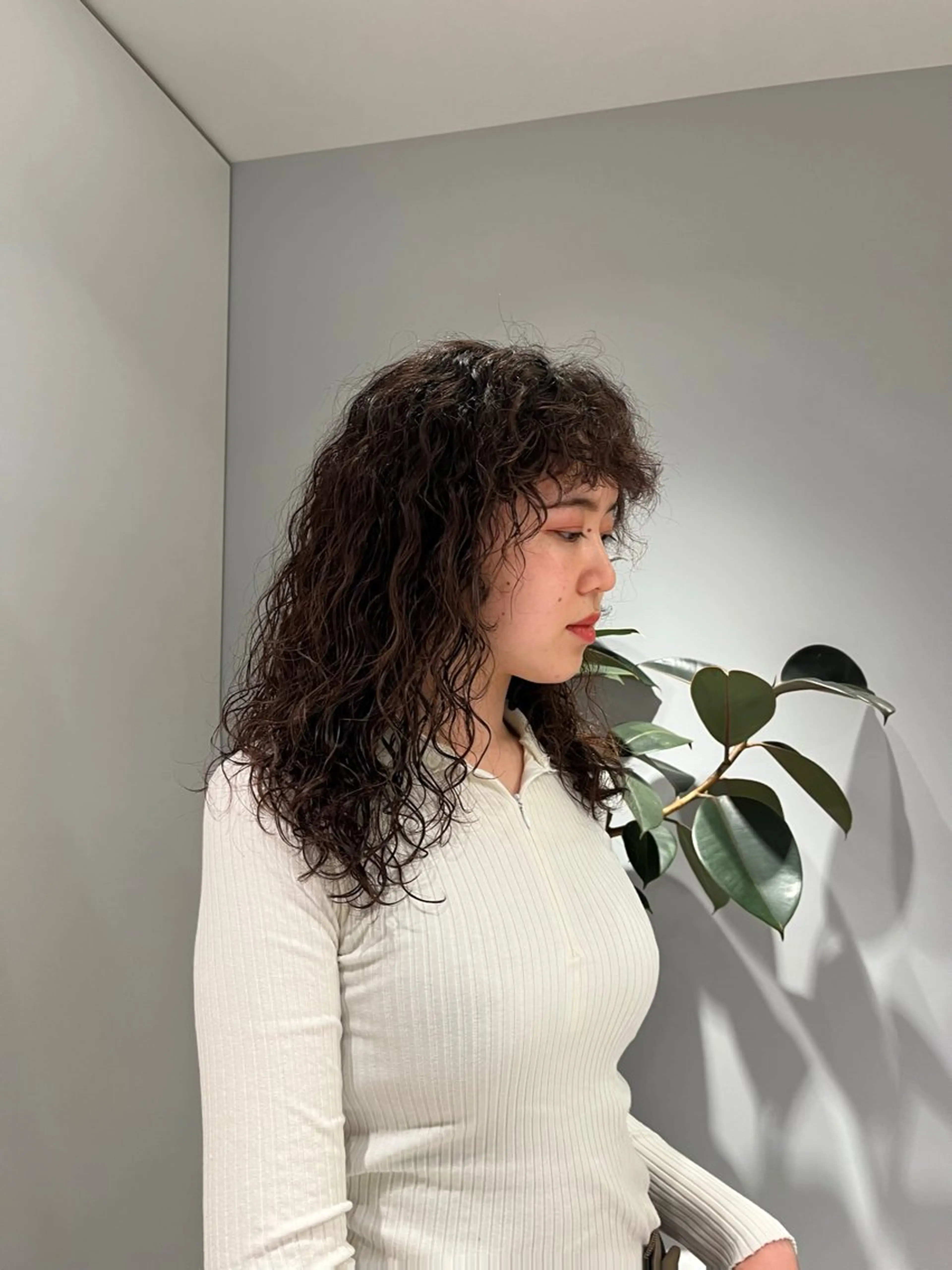 パーマ ニュアンスパーマ 銀座 透明感カラー 🌿Hitomiのヘアスタイル