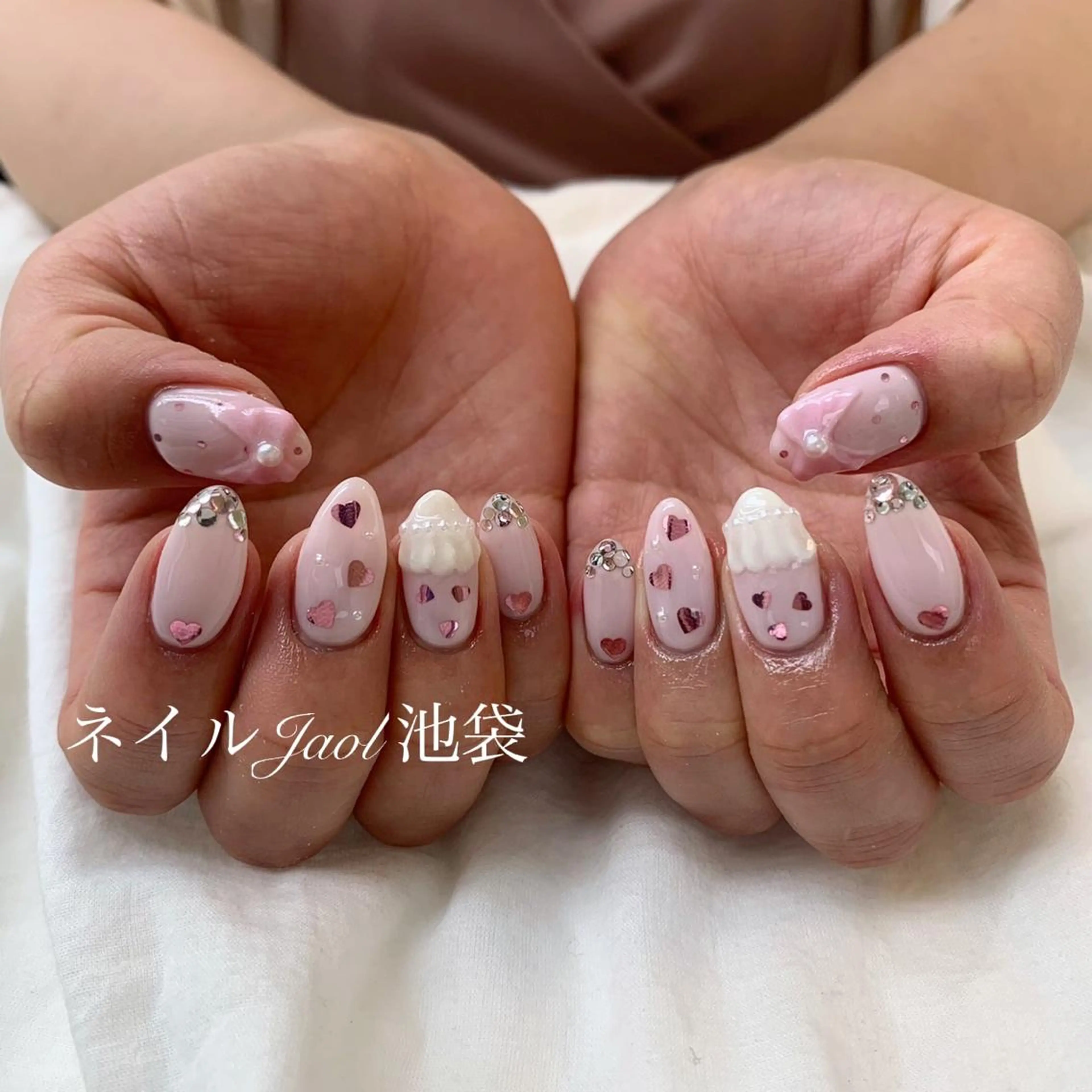 ミディアム nail jaol池袋店所属・ネイルJaol 池袋のネイルデザイン