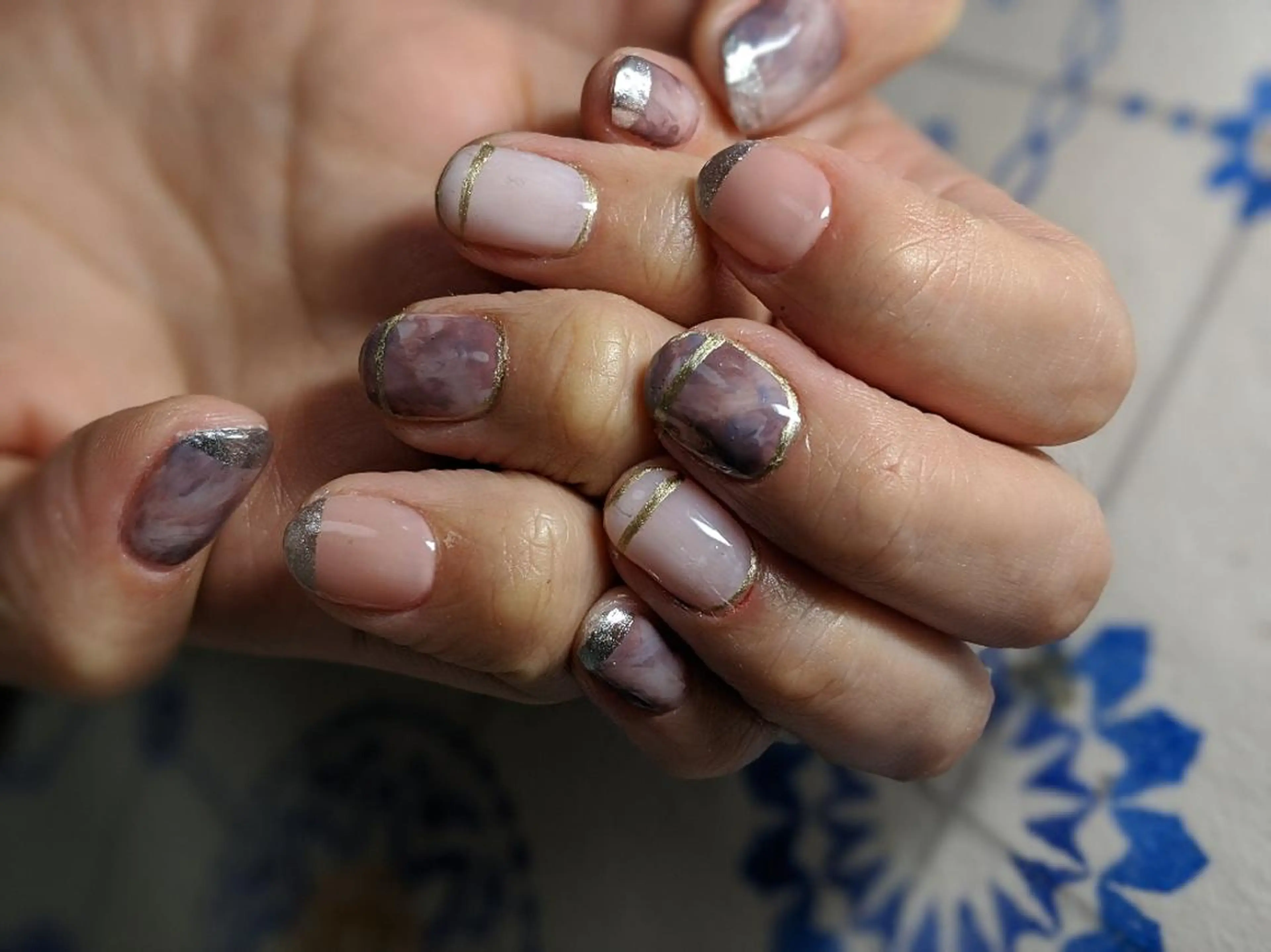 ネイル ストーンネイル nail yu-joy所属・yuu -joynailのネイルデザイン