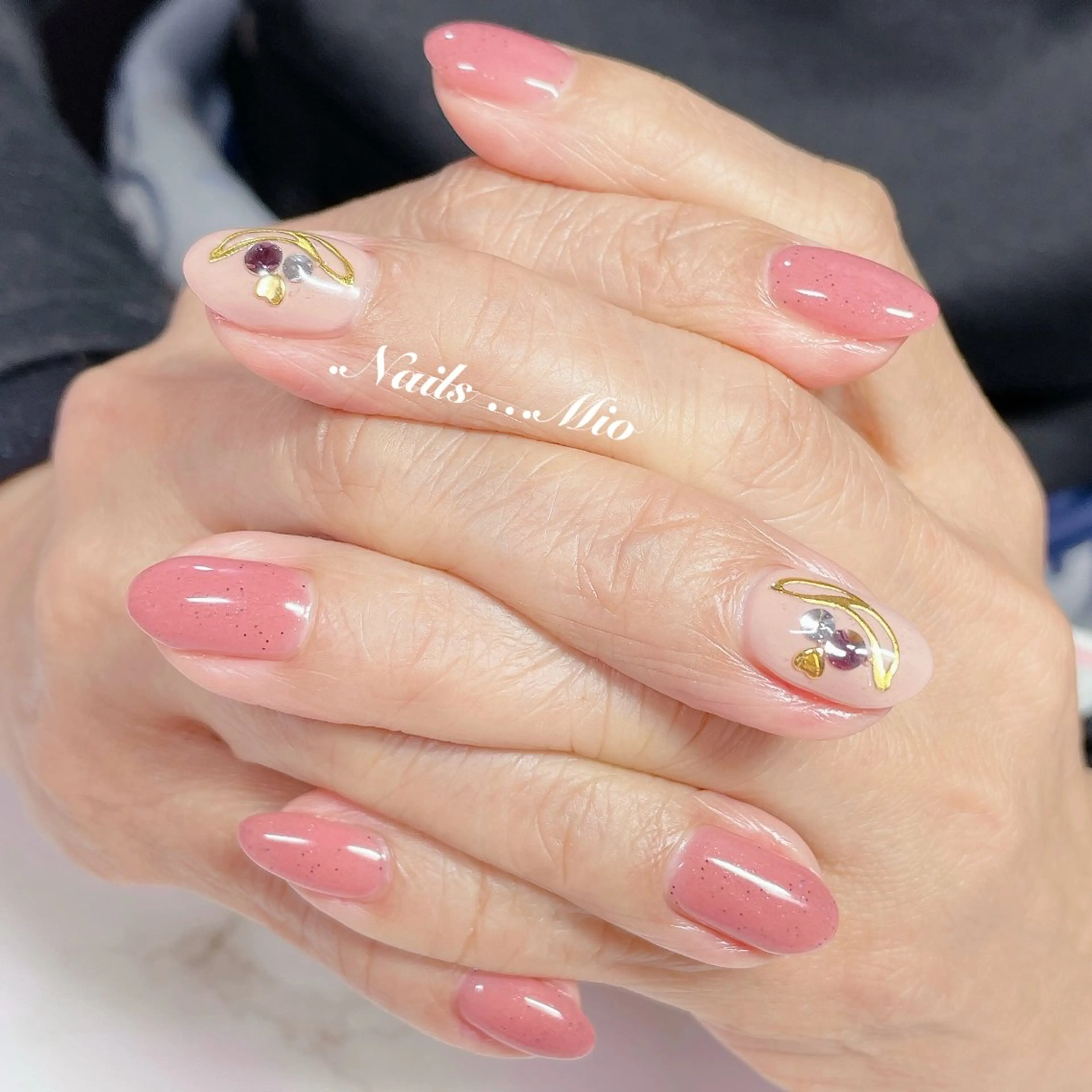 ネイル アートネイル ジェルネイル ワンカラーネイル .Nails Mio 赤羽西ネイルサロンのネイルデザイン