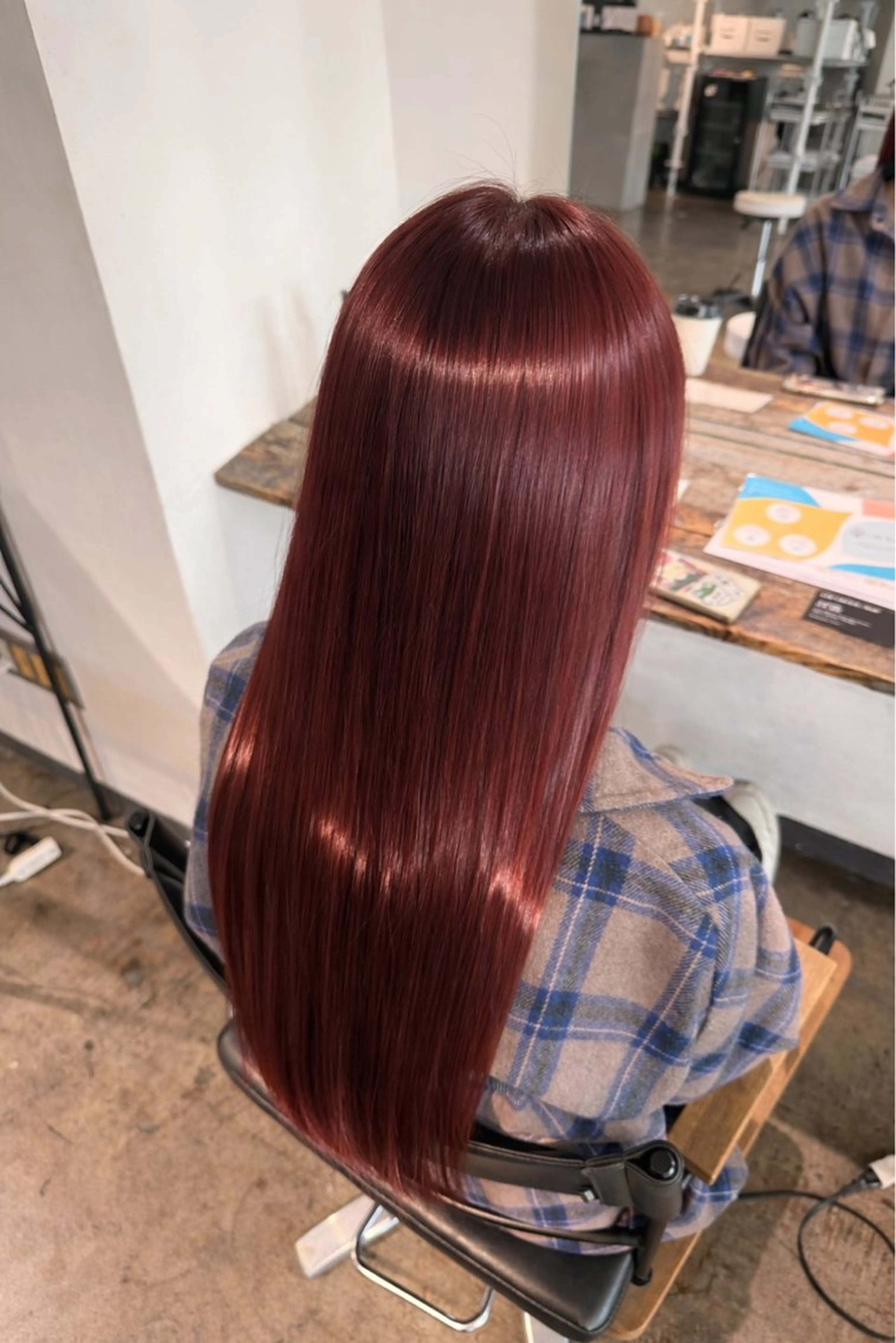 ロング ピンクブラウン ピンクラベンダー レッドブラウン バイオレットブラウン 髪質改善 ヘアカラー トリートメント 🦋ダブルカラー/ 暖色カラー🥀恵佑のヘアスタイル