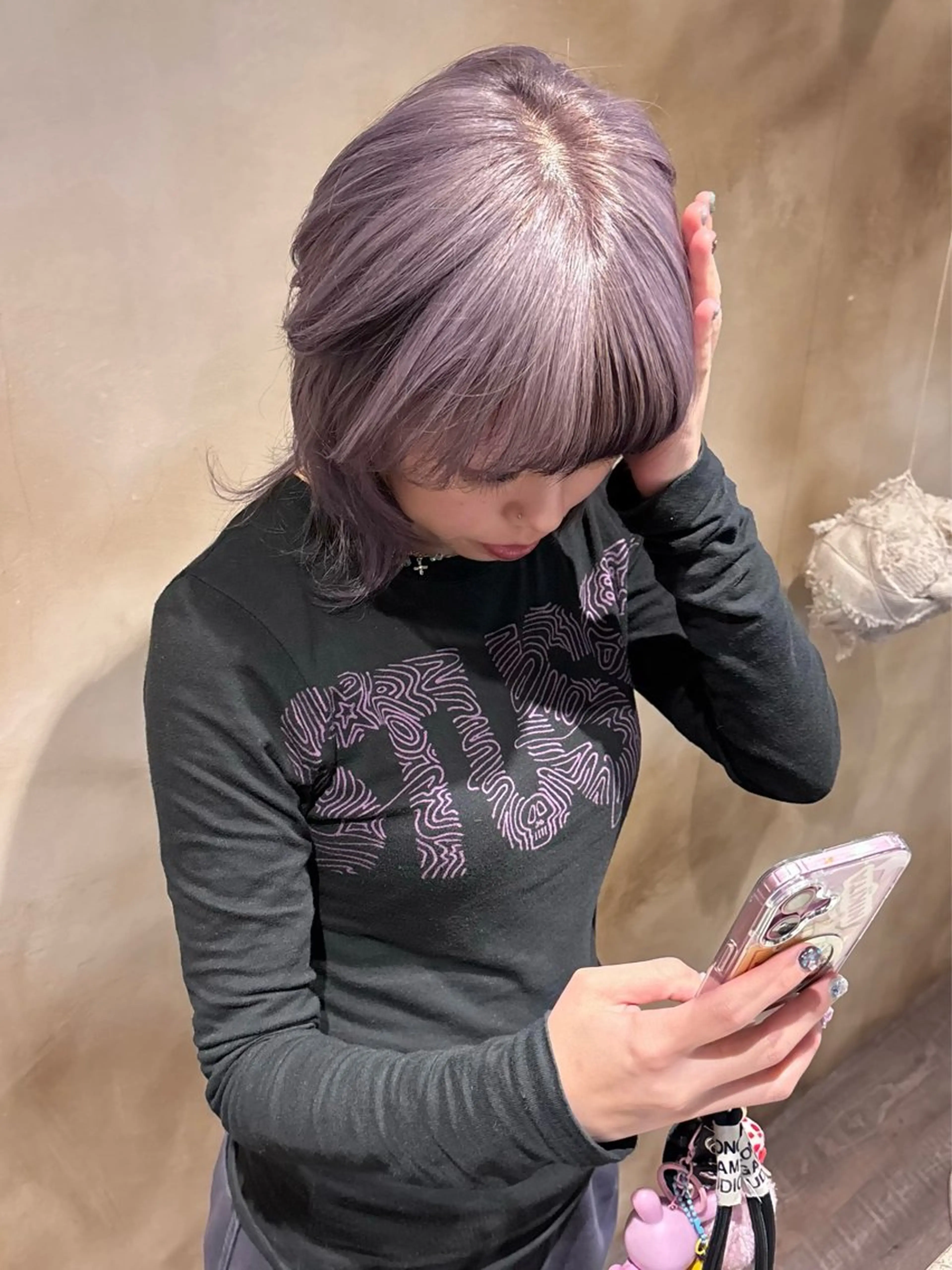 ショート ヘアカラー lot れののヘアスタイル