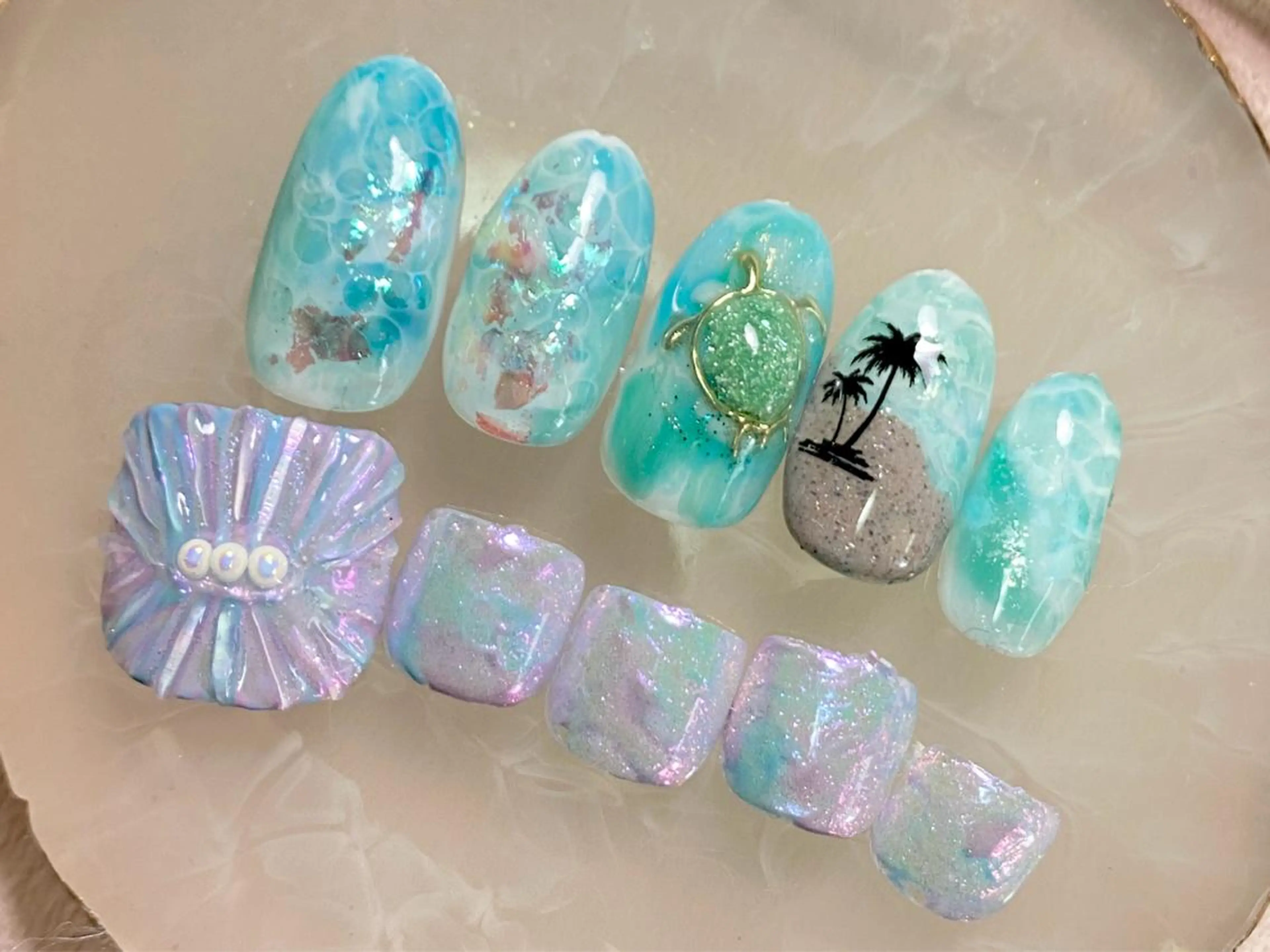 ネイル ハンドネイル リラネイル所属・福田 美代子のネイルデザイン