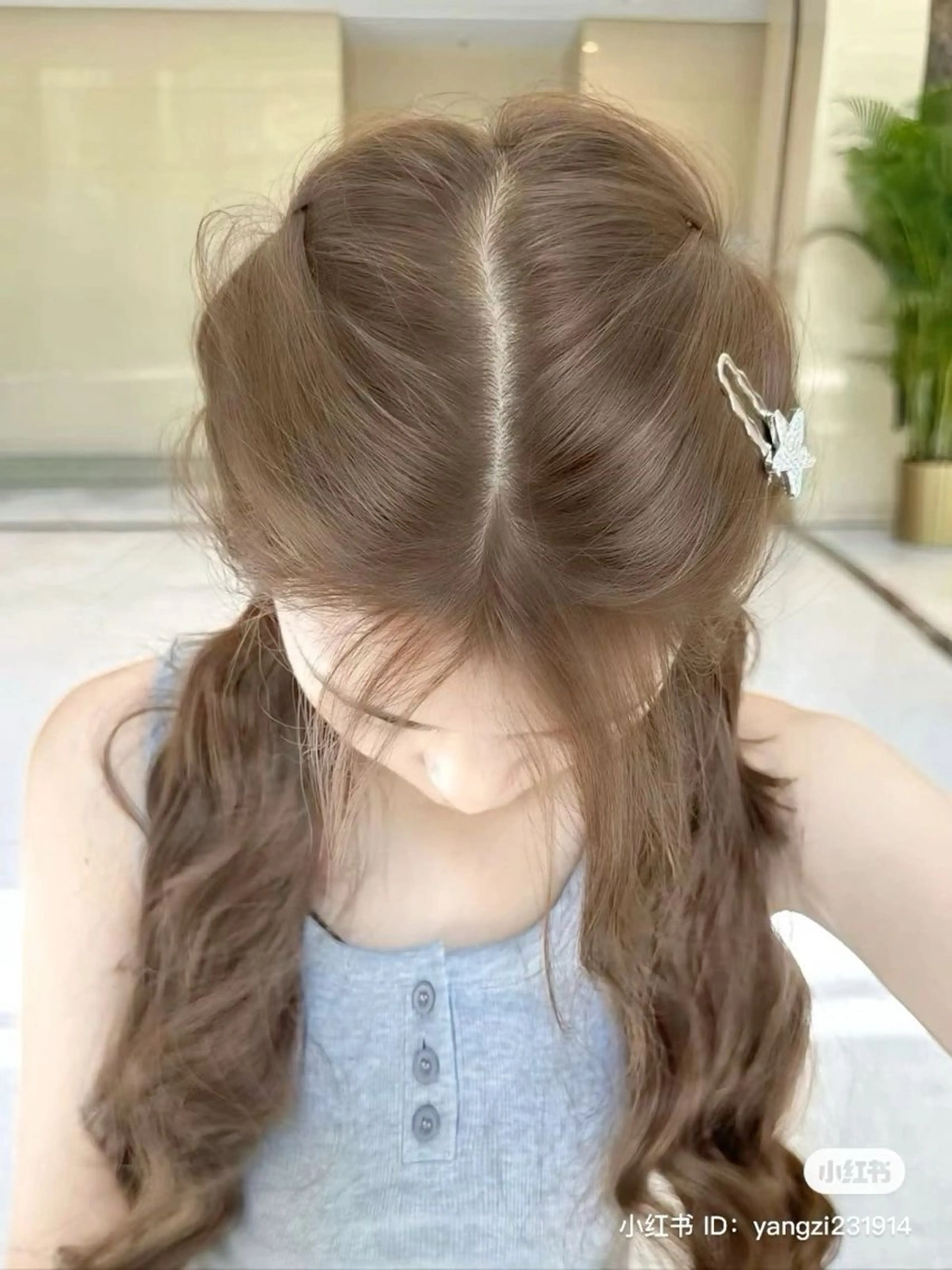 ロング カラー ブリーチなし🌼トレ ンド🌼似合わせのヘアスタイル