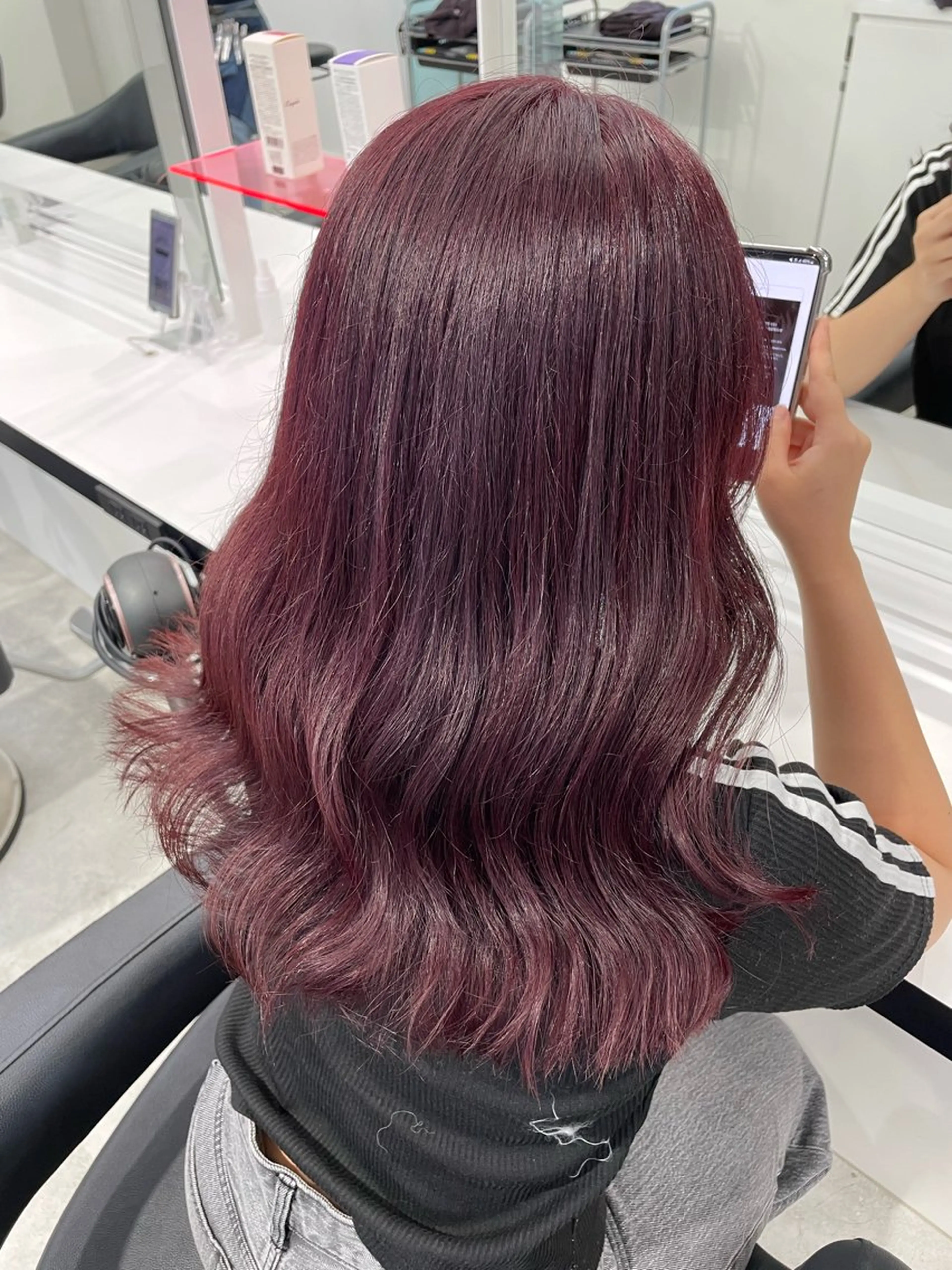 ロング カラー エフェクトブリーチ／ レイヤーカット／翔のヘアスタイル