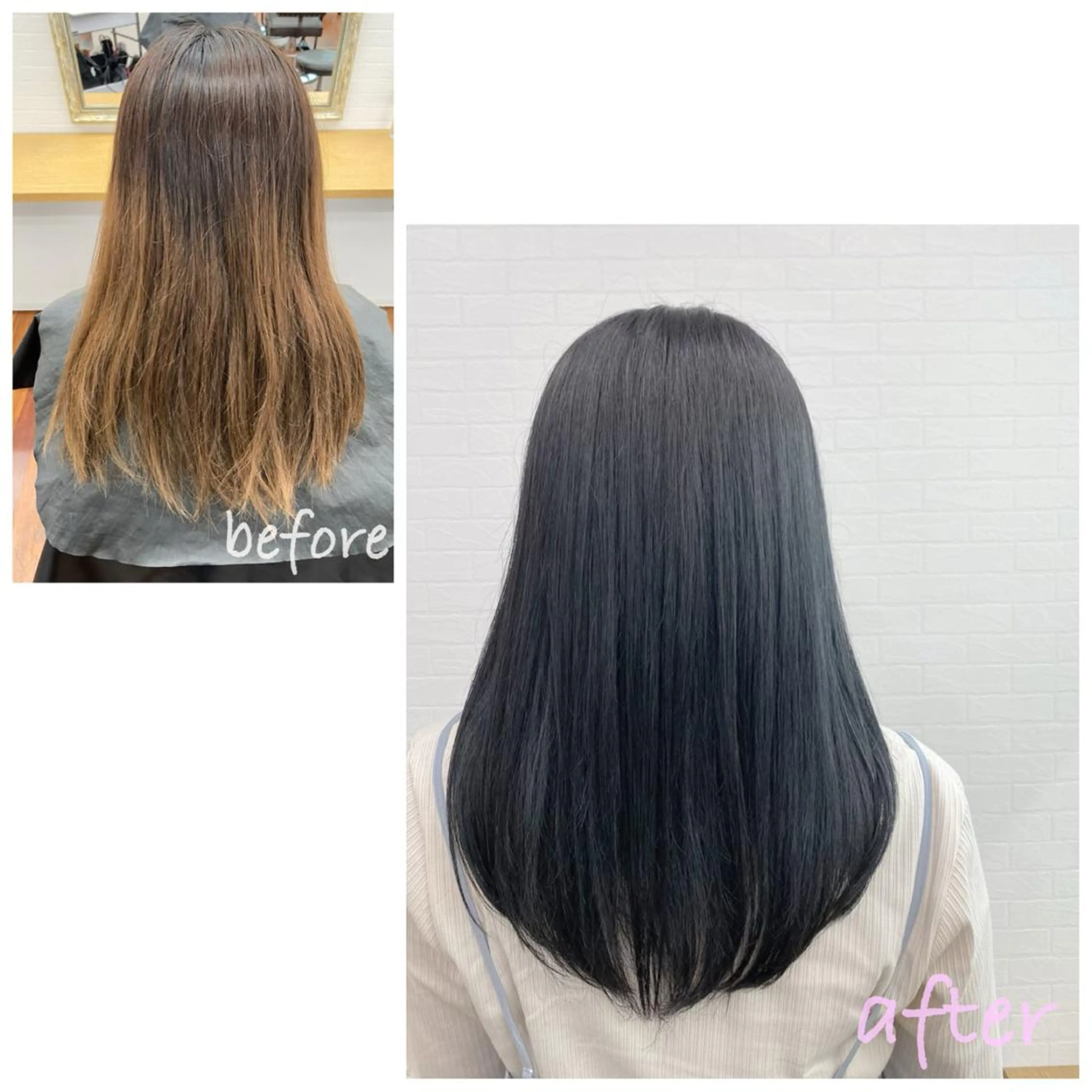 セミロング カラー GRANLUSSO 〜グランルッソ駅前店所属・木口 嘉美のヘアスタイル