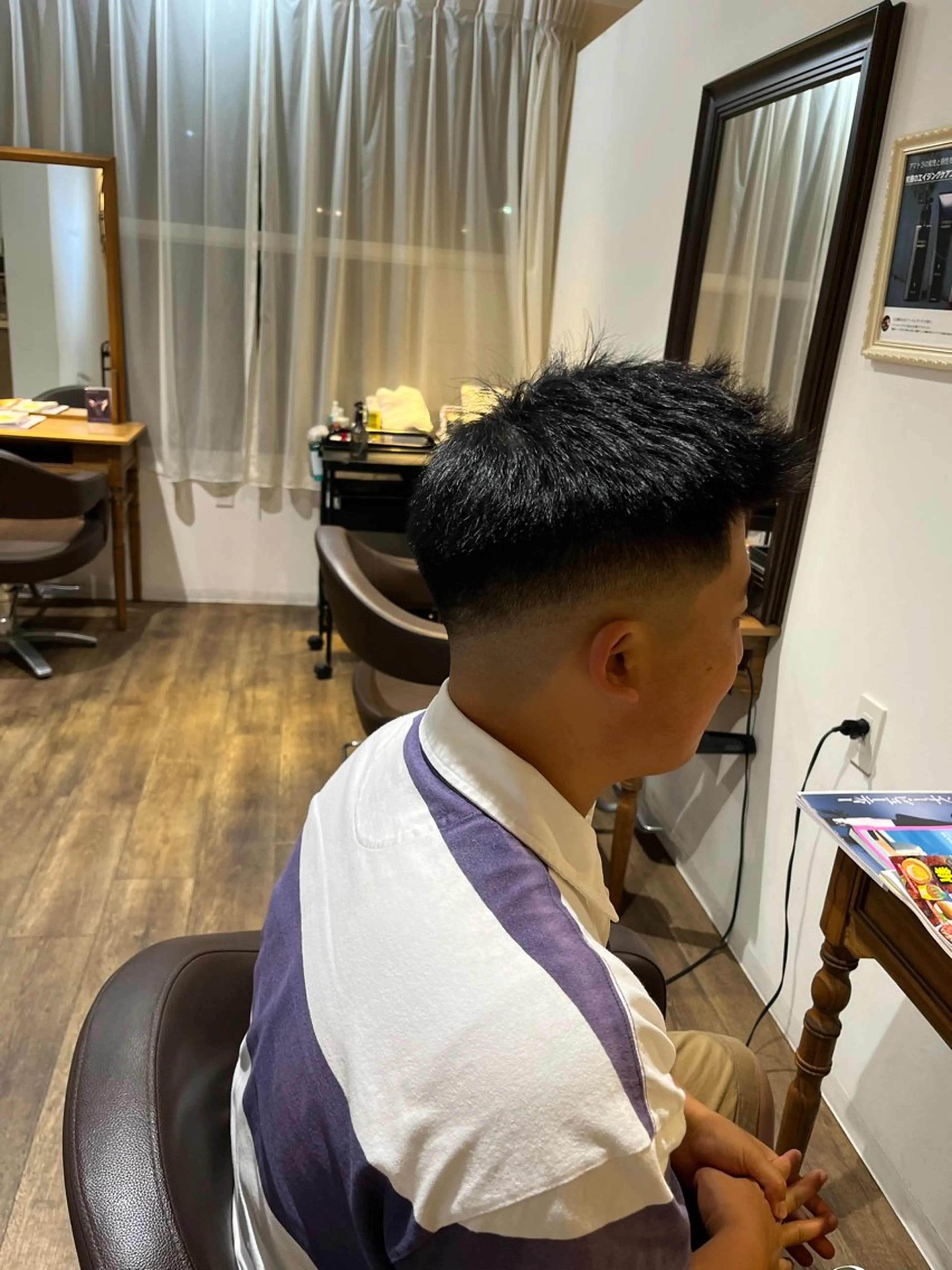 ショート メンズ 李 泰宇のヘアスタイル