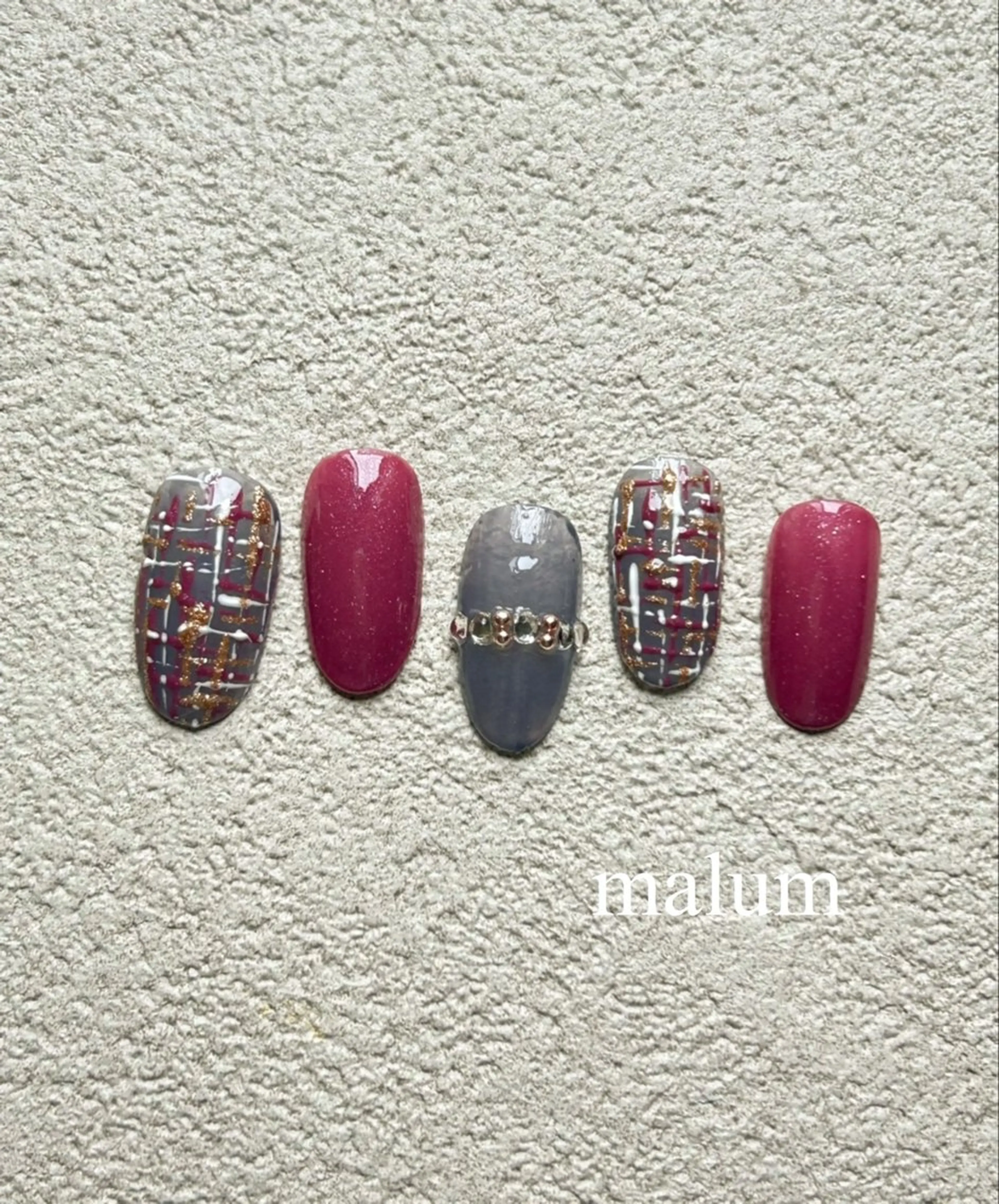 ネイル ハンドネイル malum nailのネイルデザイン