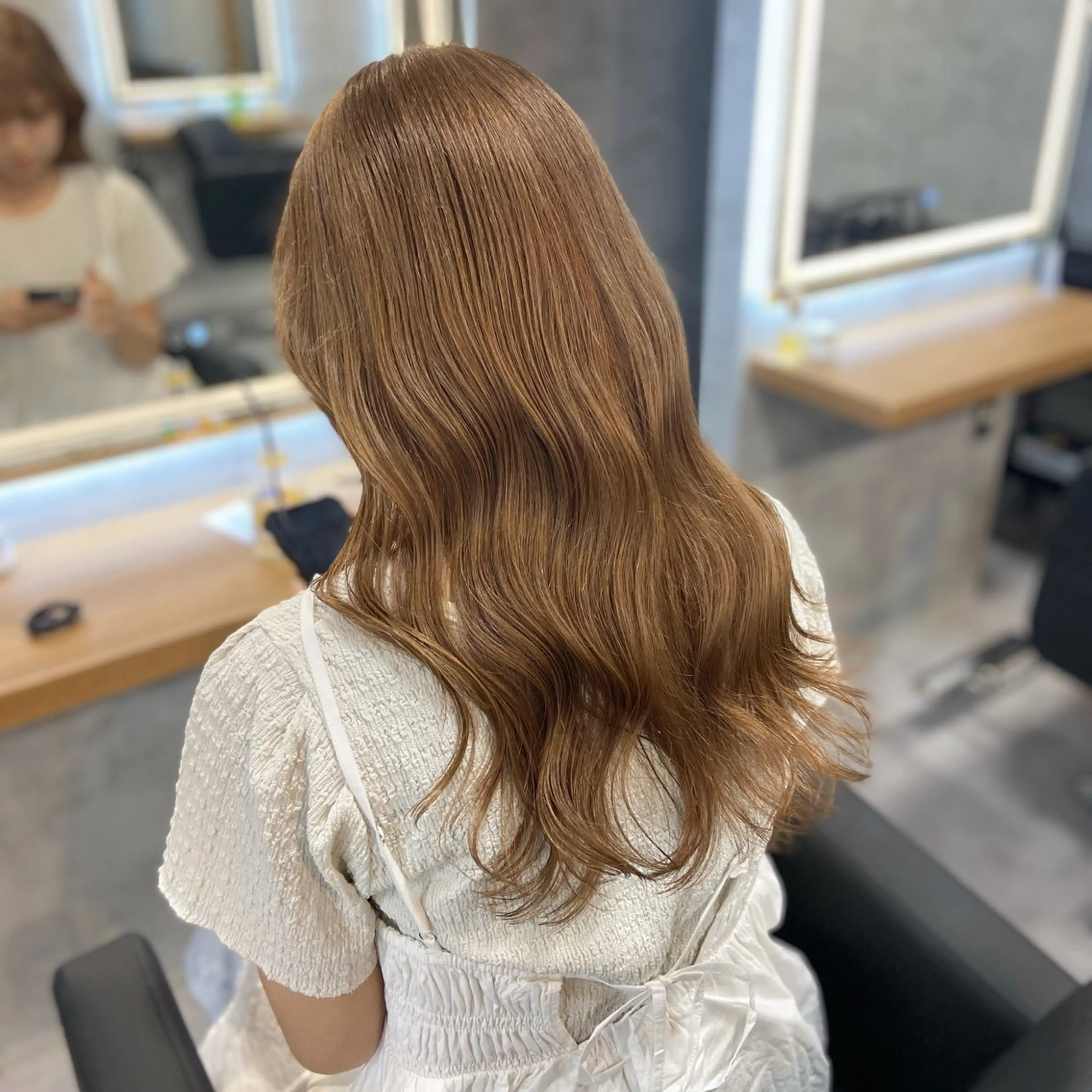 ロング カラー ヘアアレンジ ヘアカラー トリートメント ヘアセット レイヤー×透明感カラ ーHAYATOのヘアスタイル