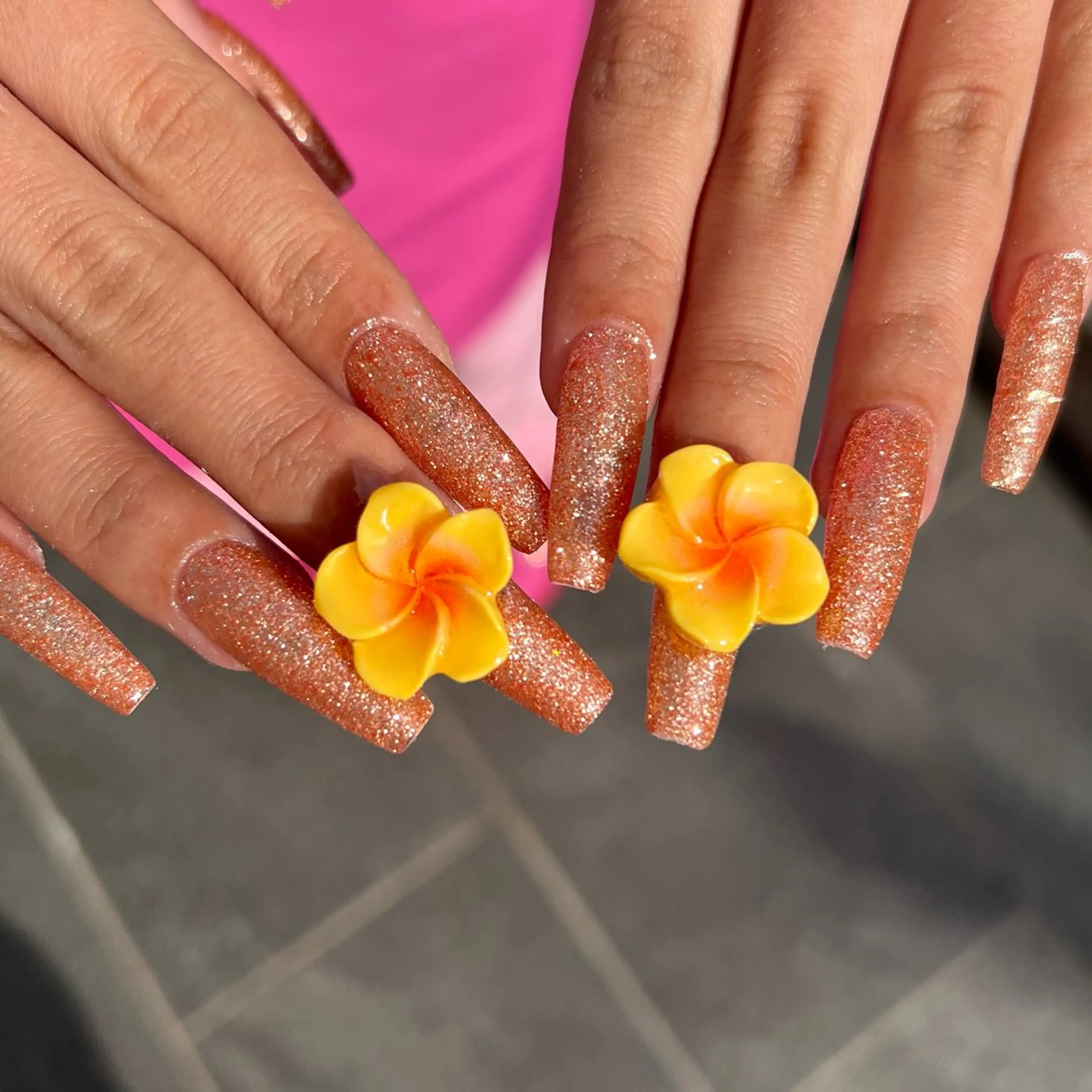 ネイル ワンカラーネイル PINS16所属・くれは🩵💙 PINS16のネイルデザイン