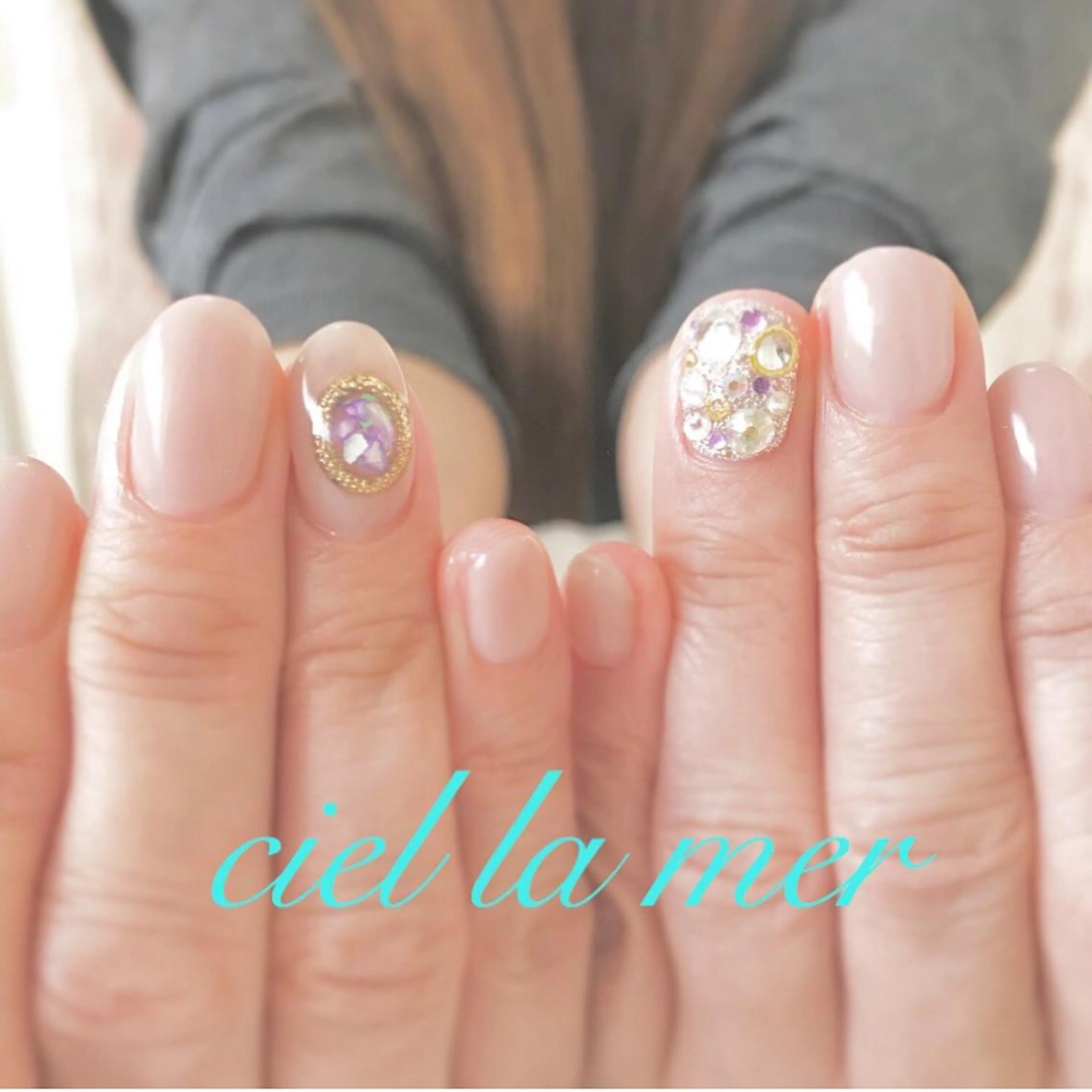 ネイル ハンドネイル フットネイル ciel la merのネイルデザイン