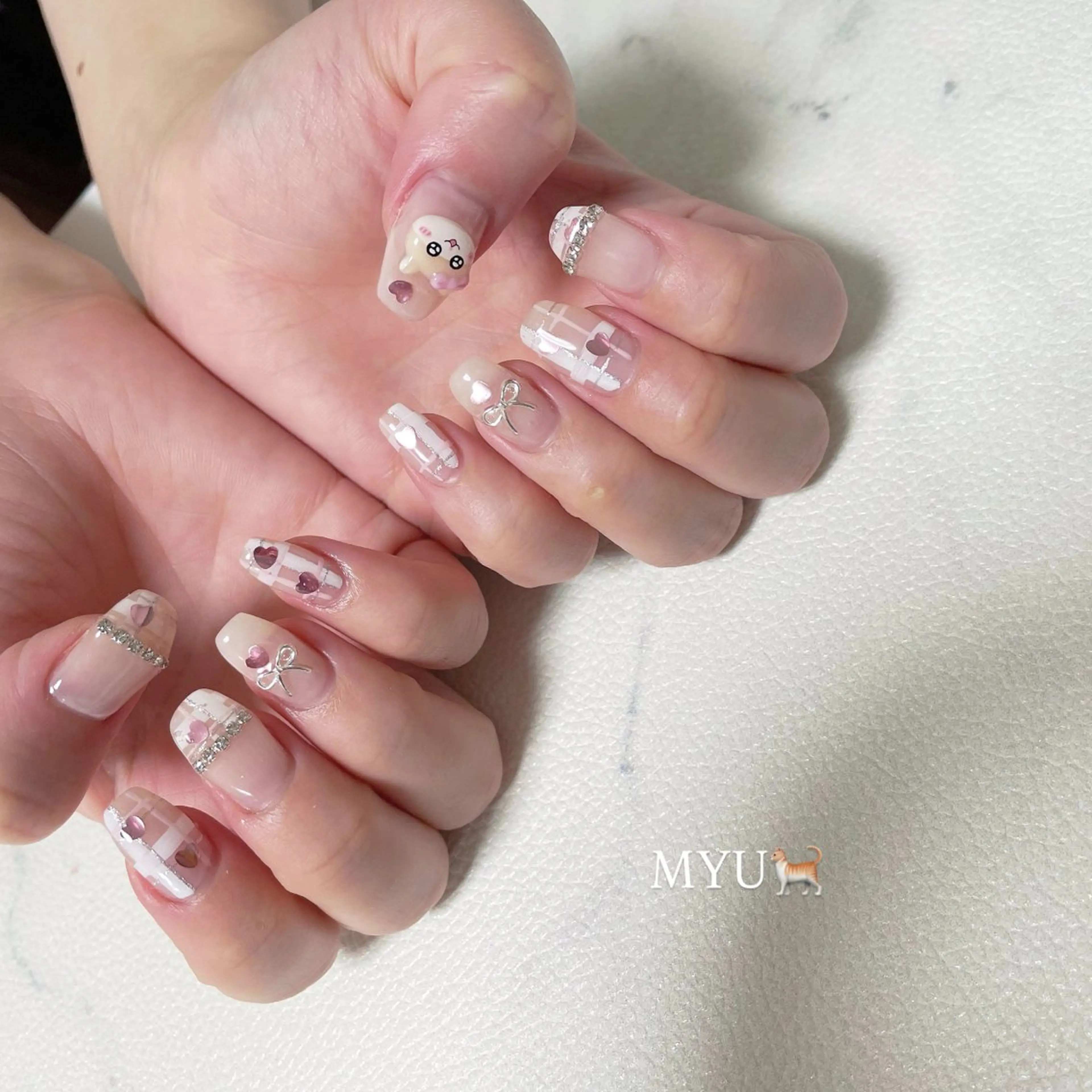 ネイル 持ち込み ハンドネイル nail salon MYUのネイルデザイン