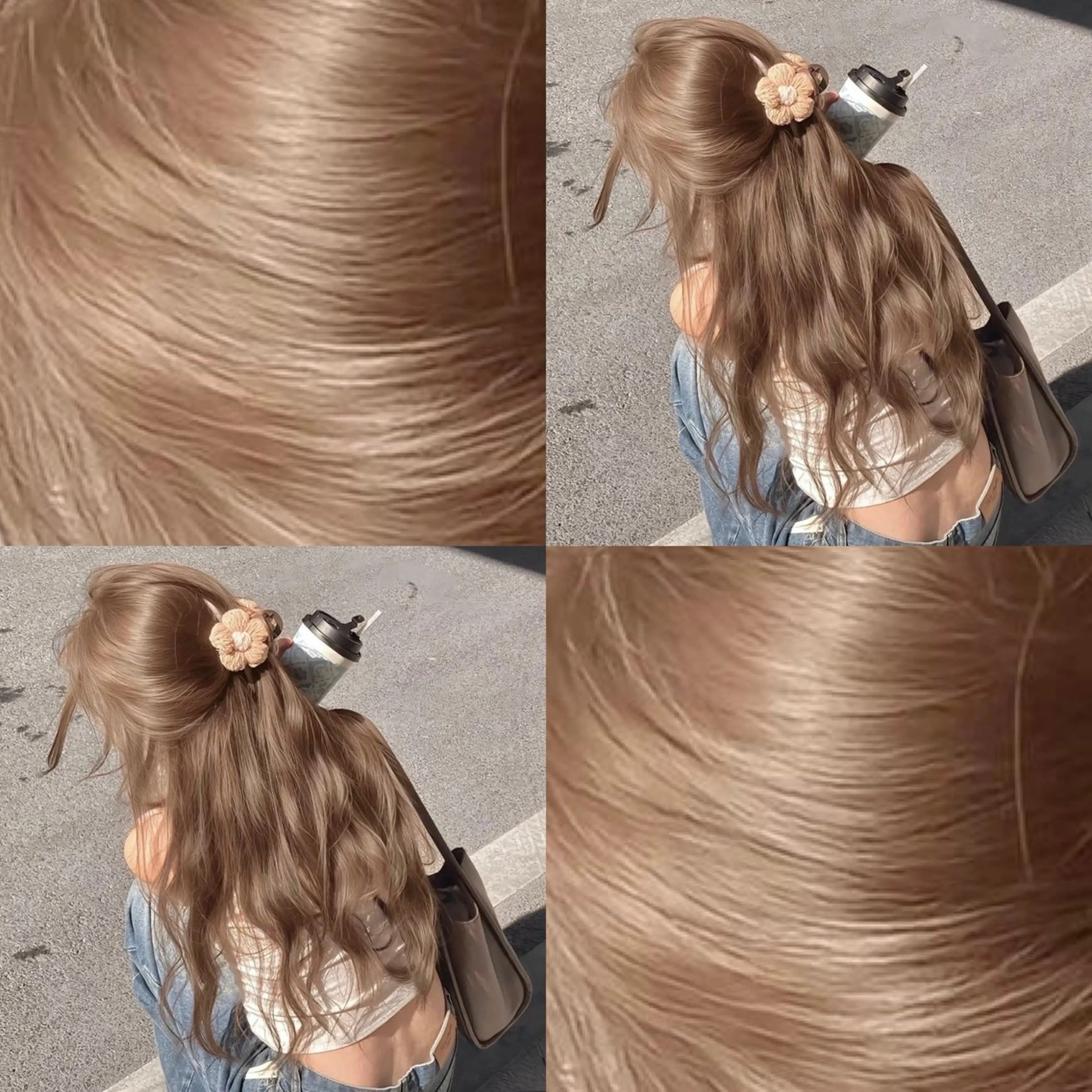 カラー ヘアカラー onyx所属・ハイトーン/ブリーチ 透明感ミルクティーのヘアスタイル