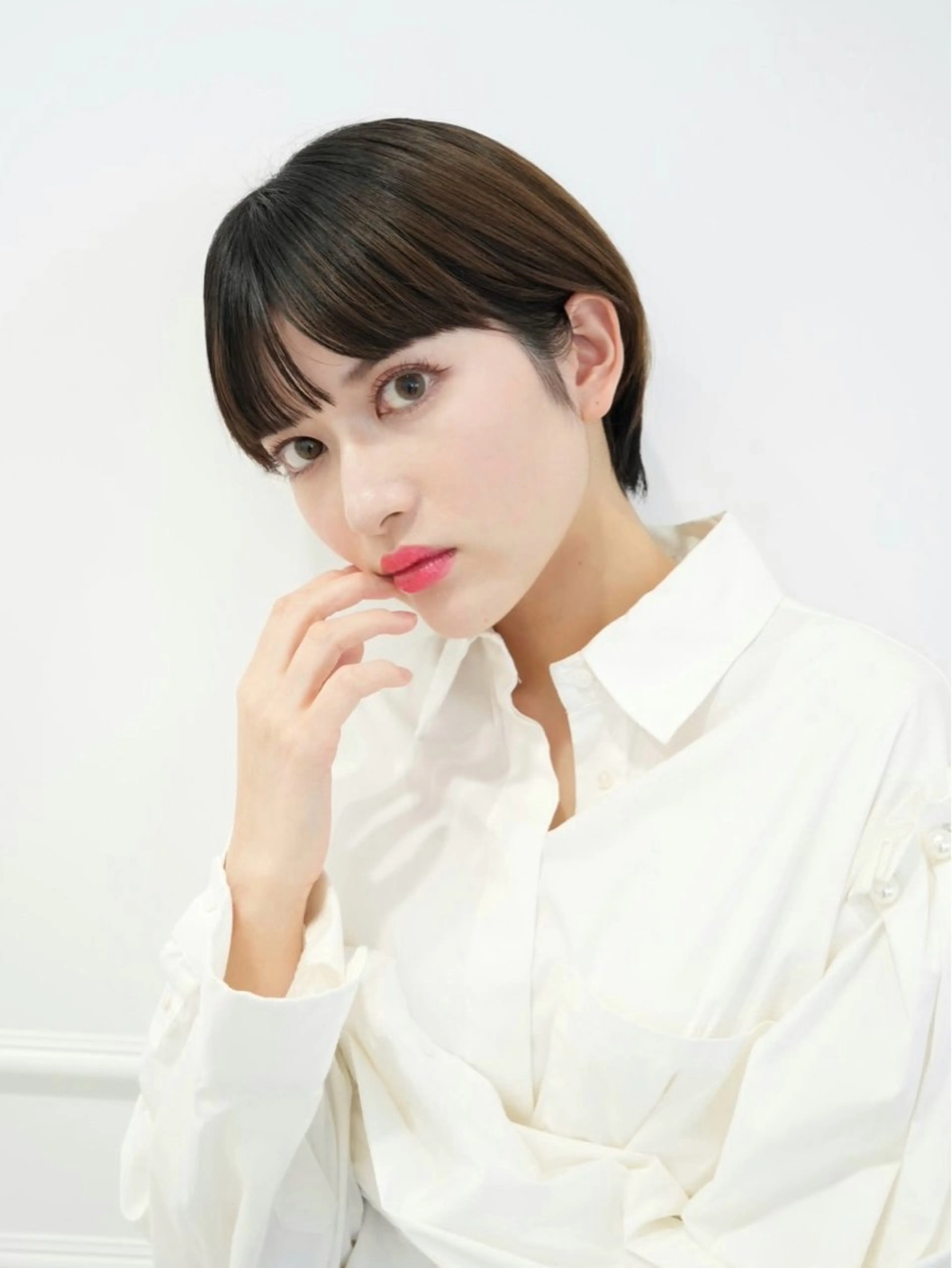 ショート カット トリートメント 高木 麻知子のヘアスタイル