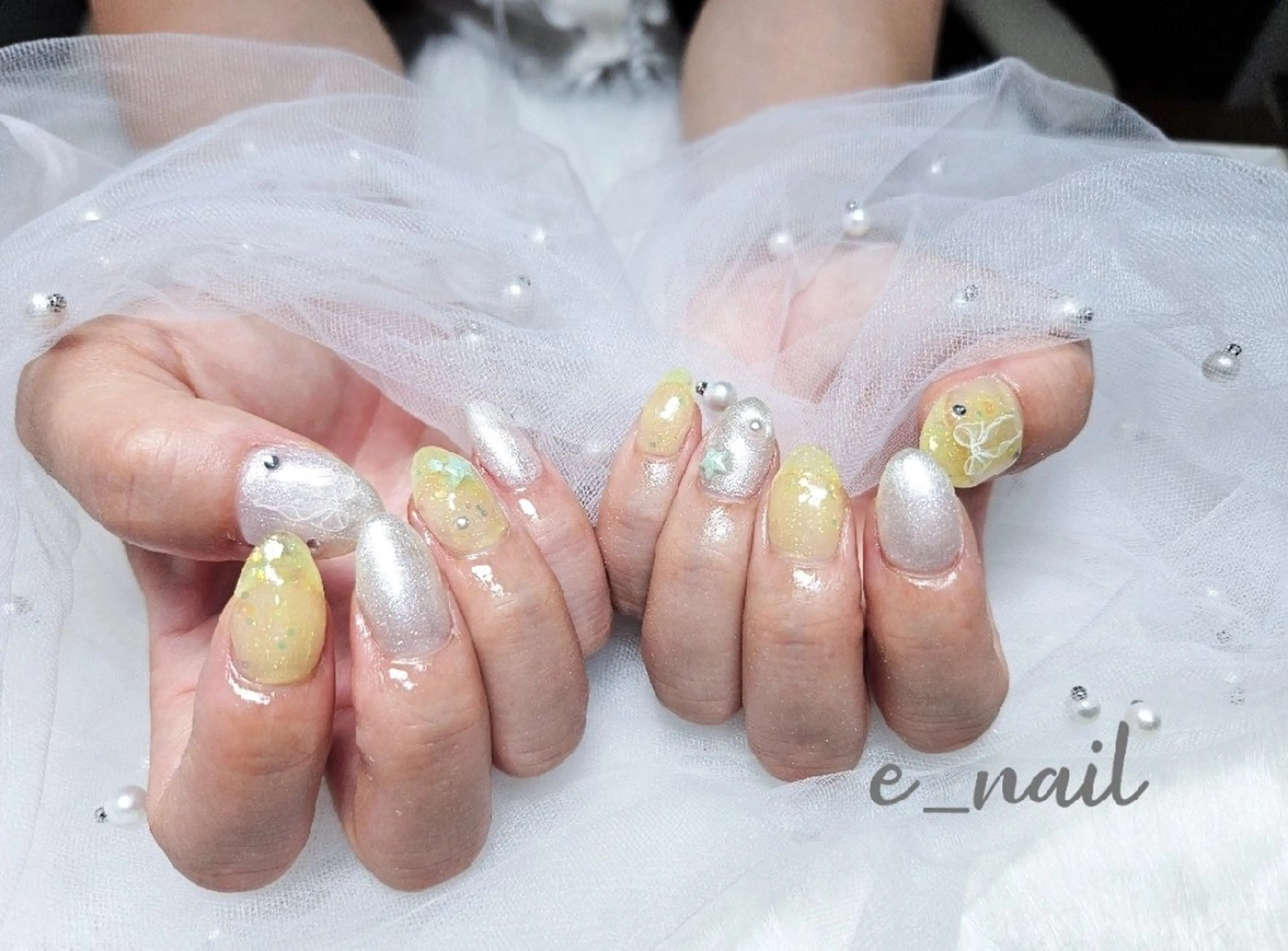 ネイル e_nail🍀自宅 サロン八潮eri☆　のネイルデザイン