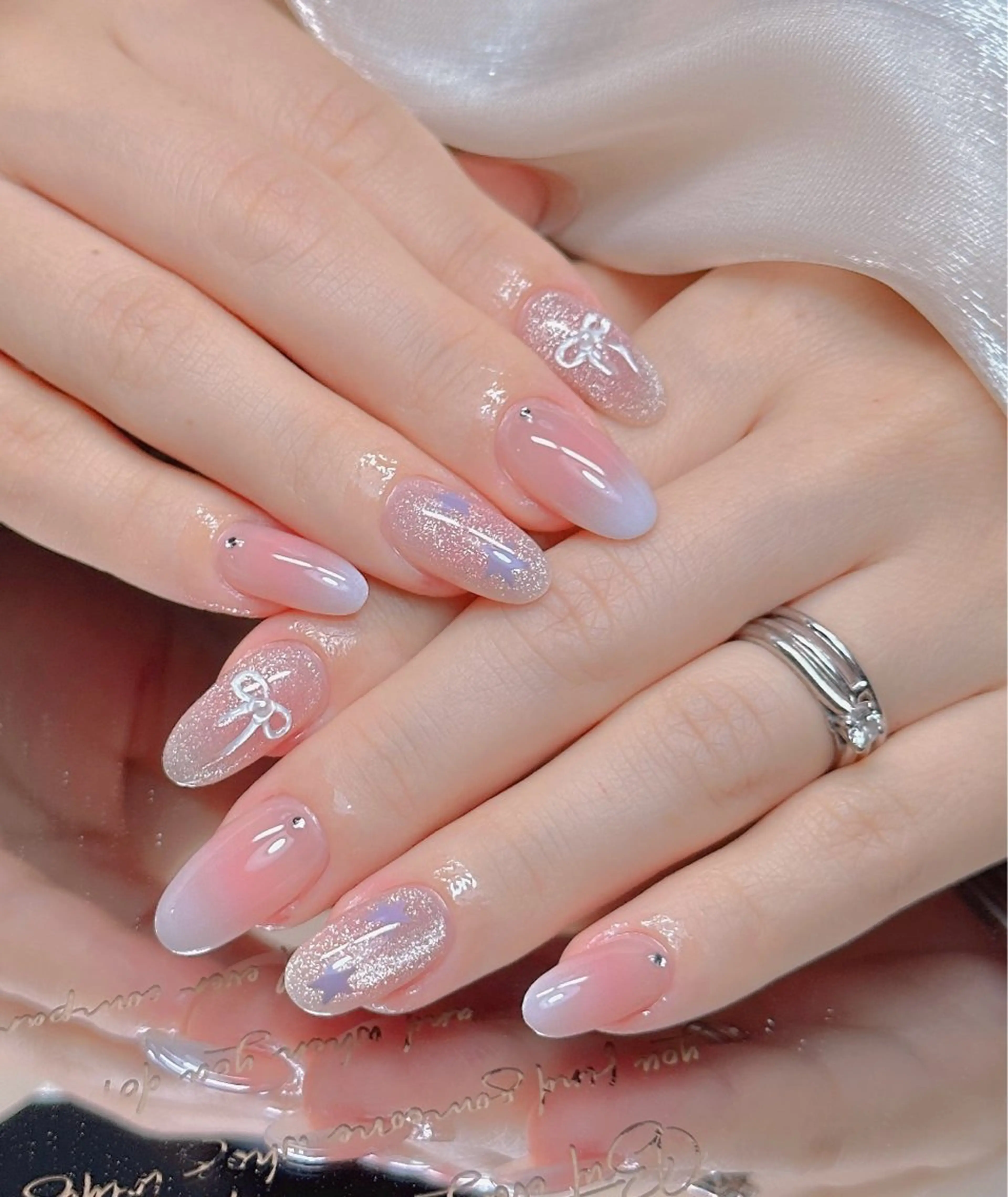 ネイル アートネイル チークネイル 長さ出し マグネットネイル 持ち込み ハンドネイル ハンドケア For you. Nail Salonのネイルデザイン