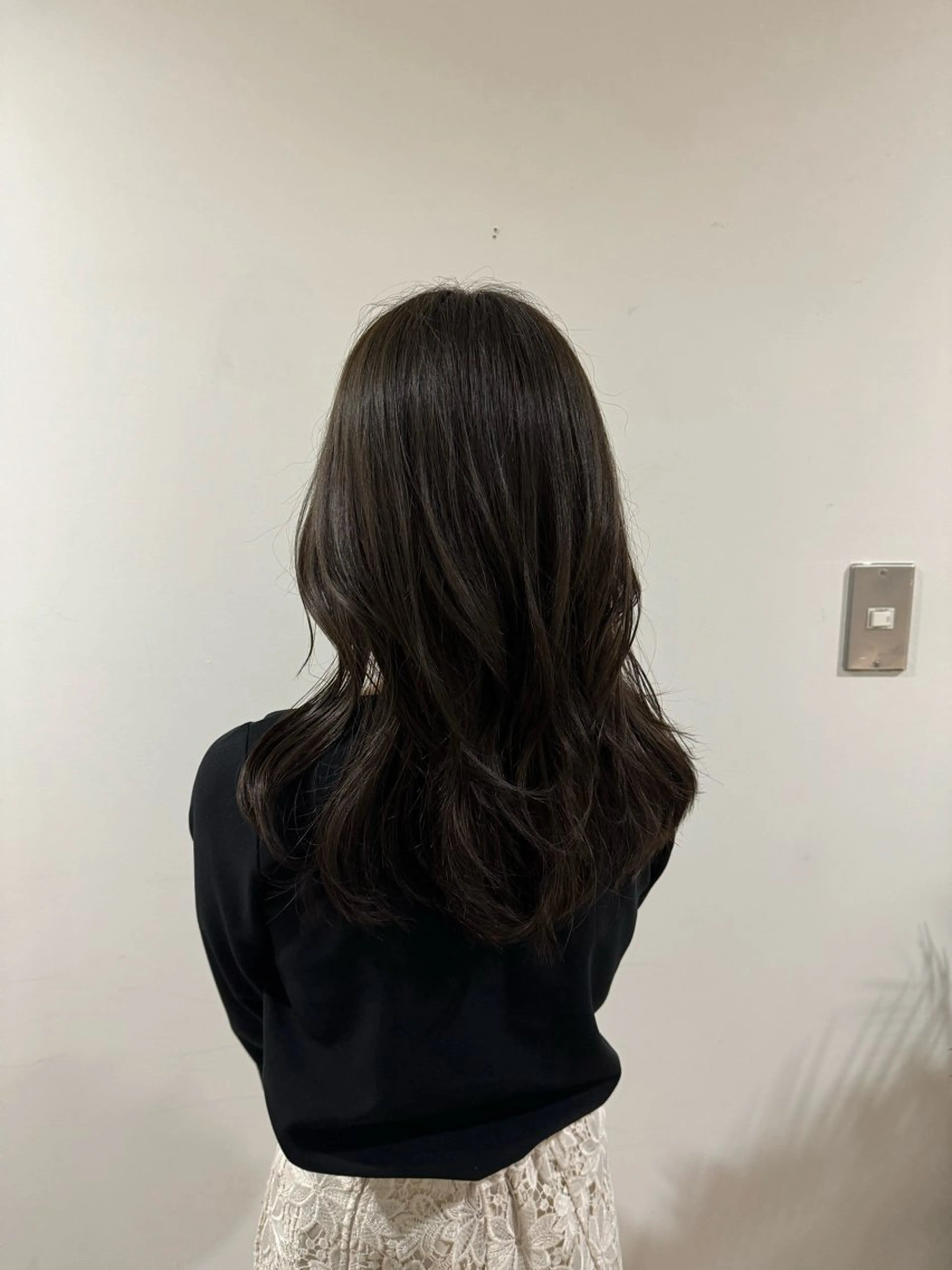 セミロング 🟡ひろの/ツヤ カラー/髪質改善🟡のヘアスタイル