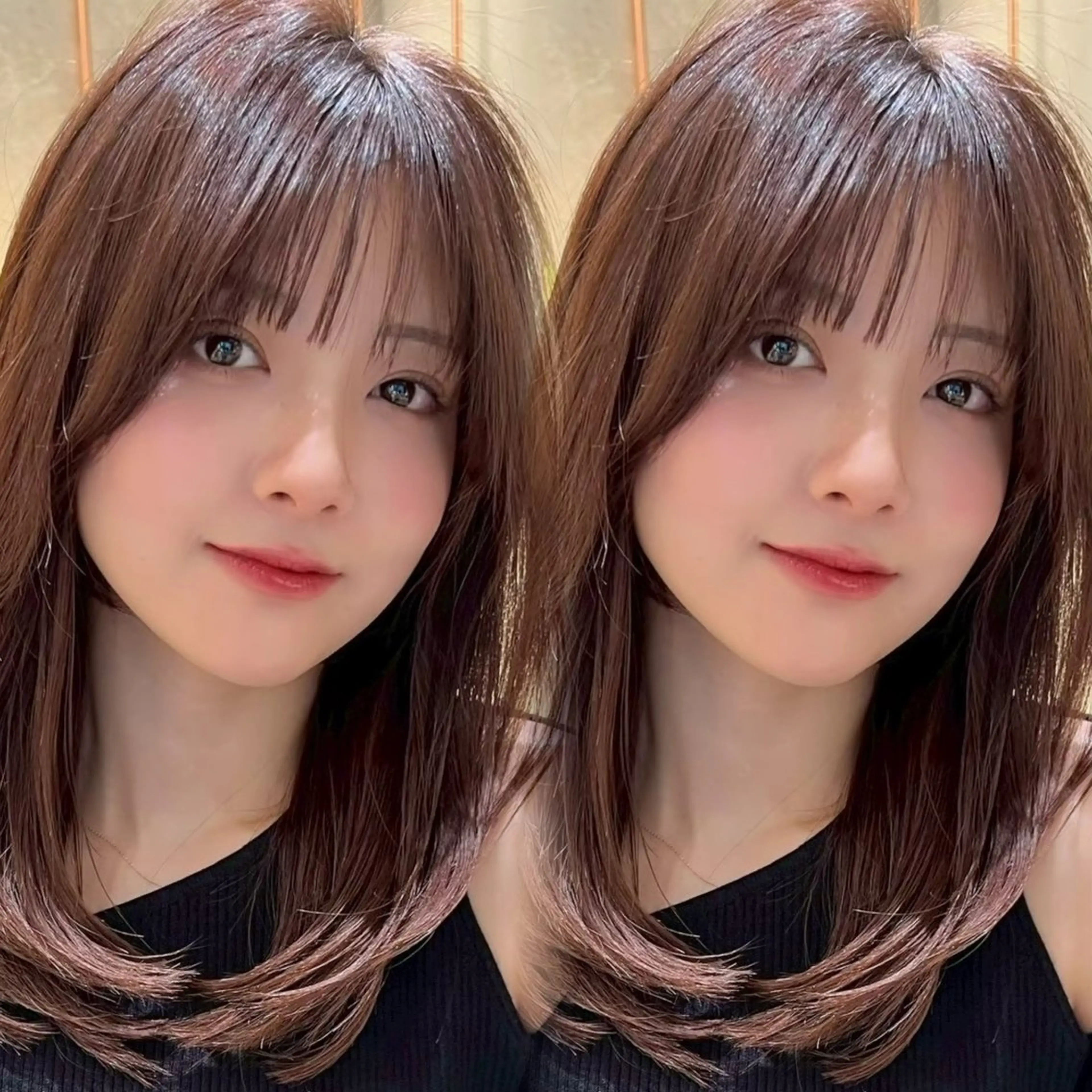 セミロング 高屋敷 陸のヘアスタイル