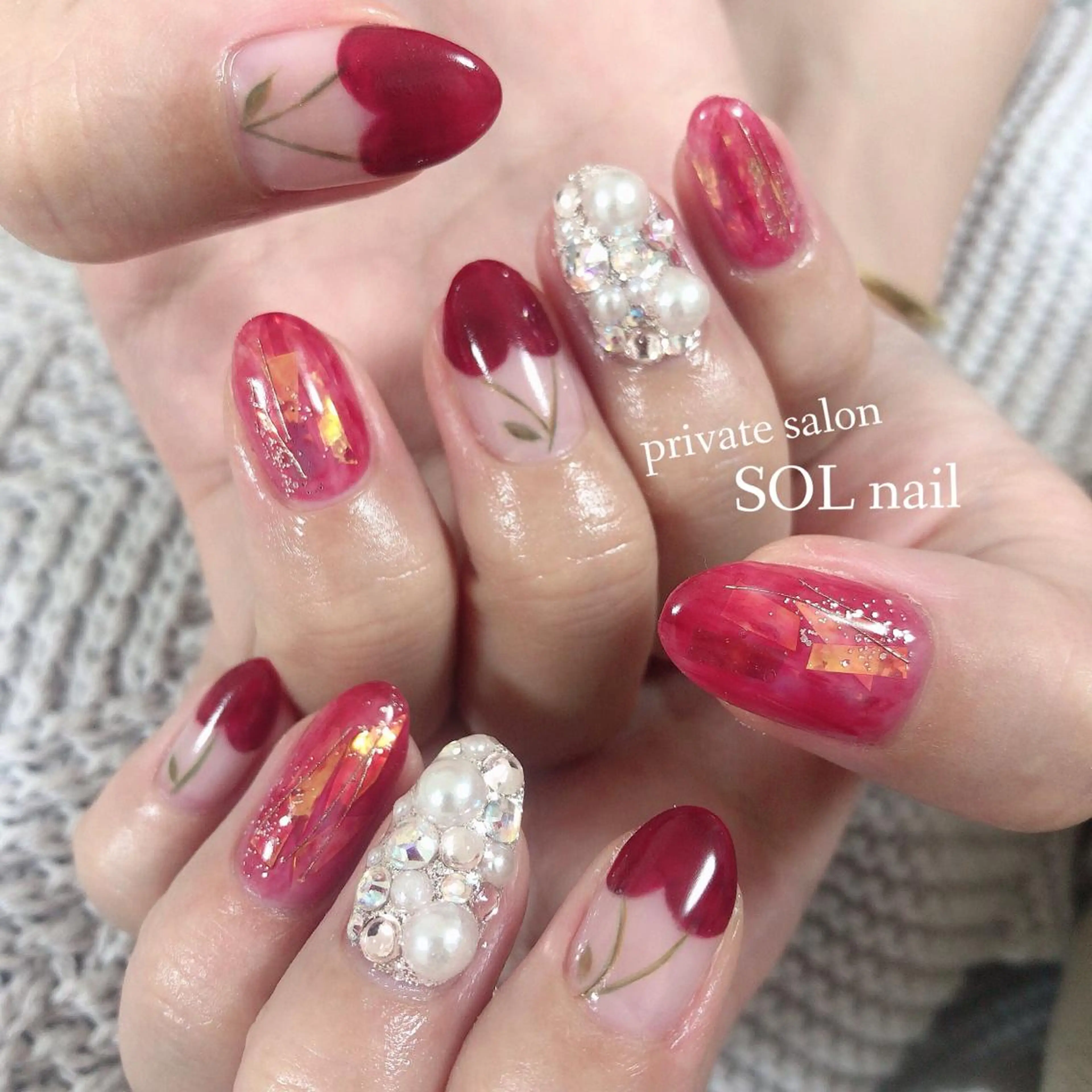 ネイル ハンドネイル SOL NAILのネイルデザイン