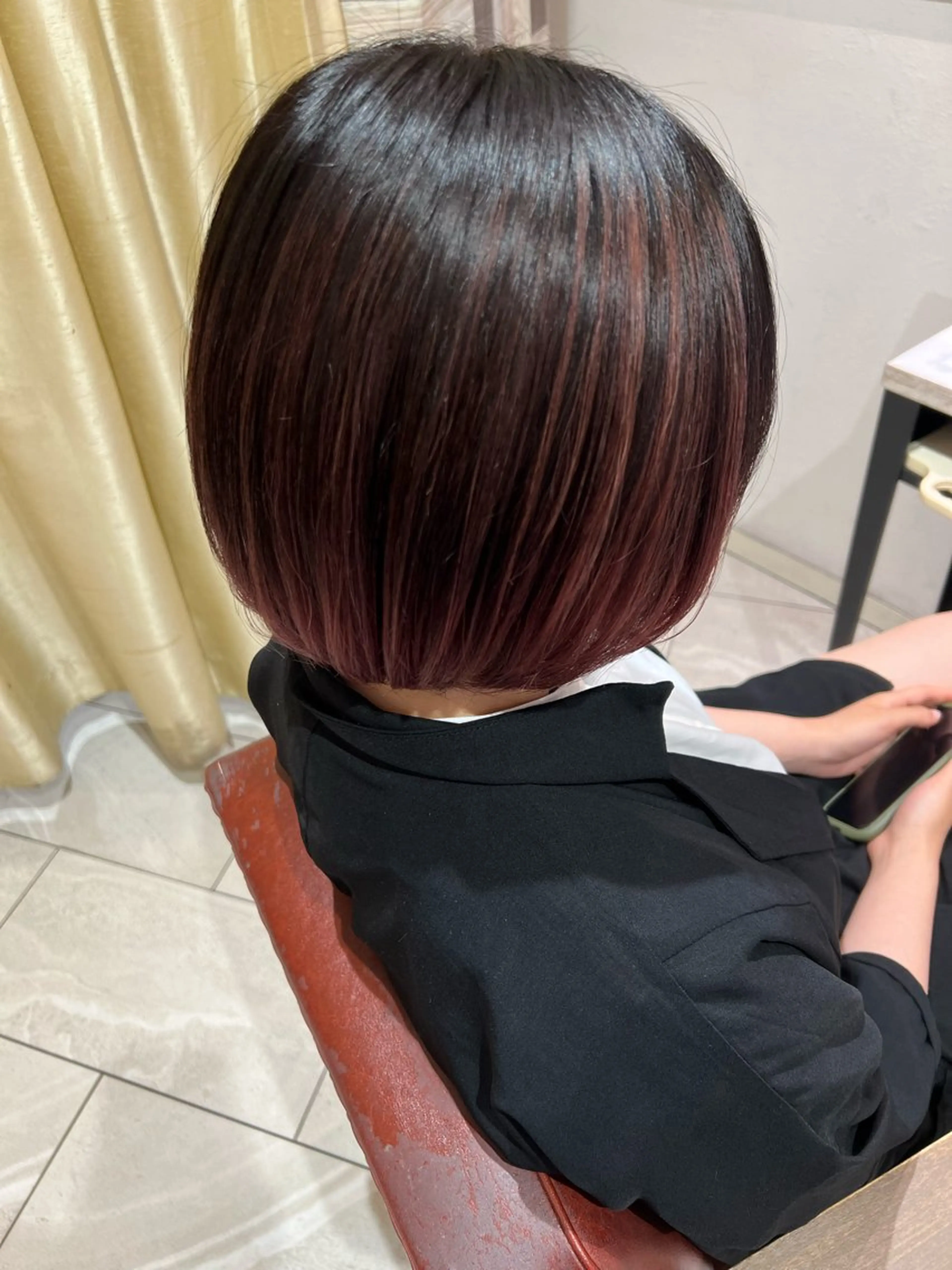 カラー 原田 英希のヘアスタイル