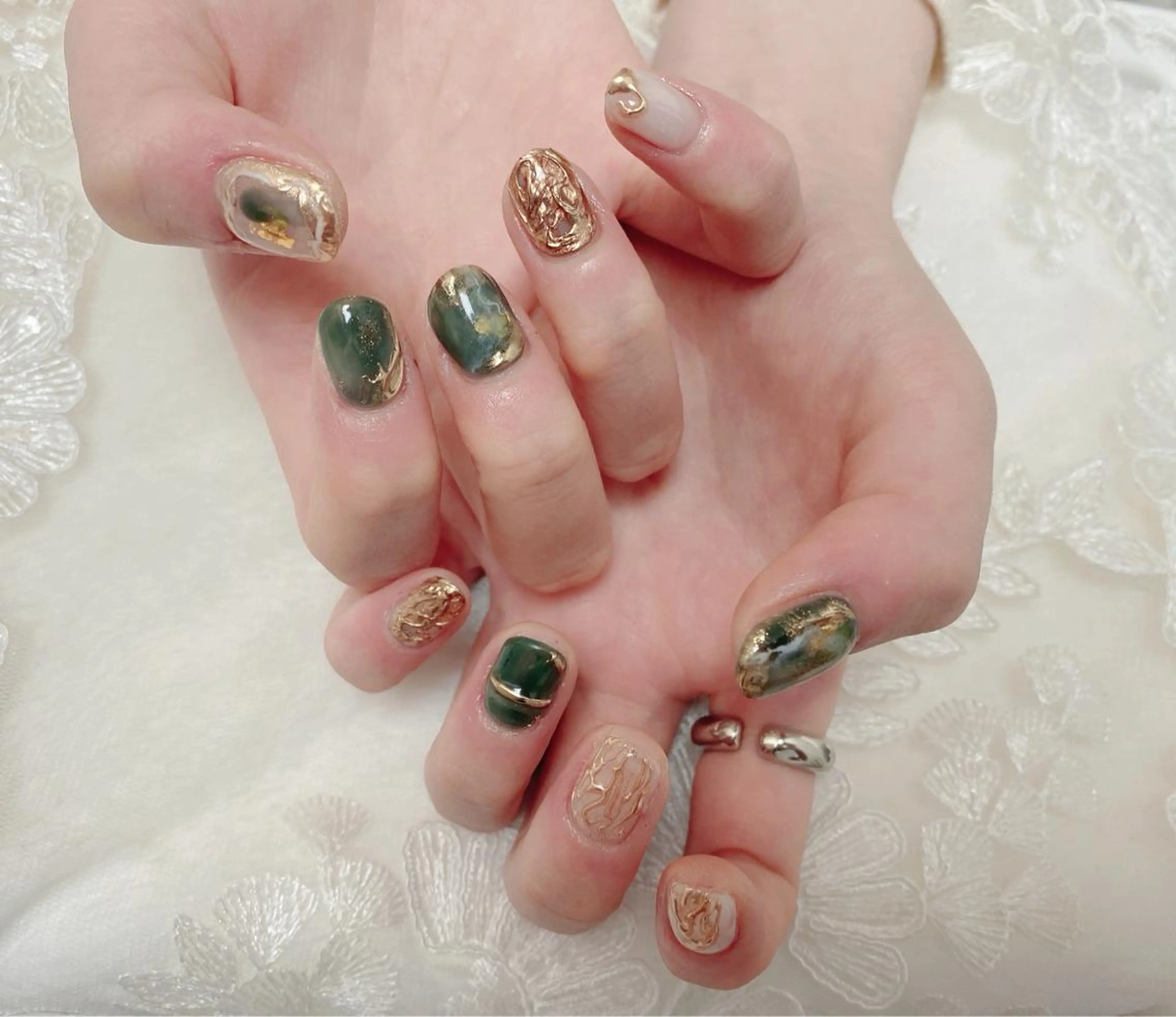 ネイル 持ち込み ニュアンスネイル ALITA 池袋店✨のマツエク・マツパデザイン