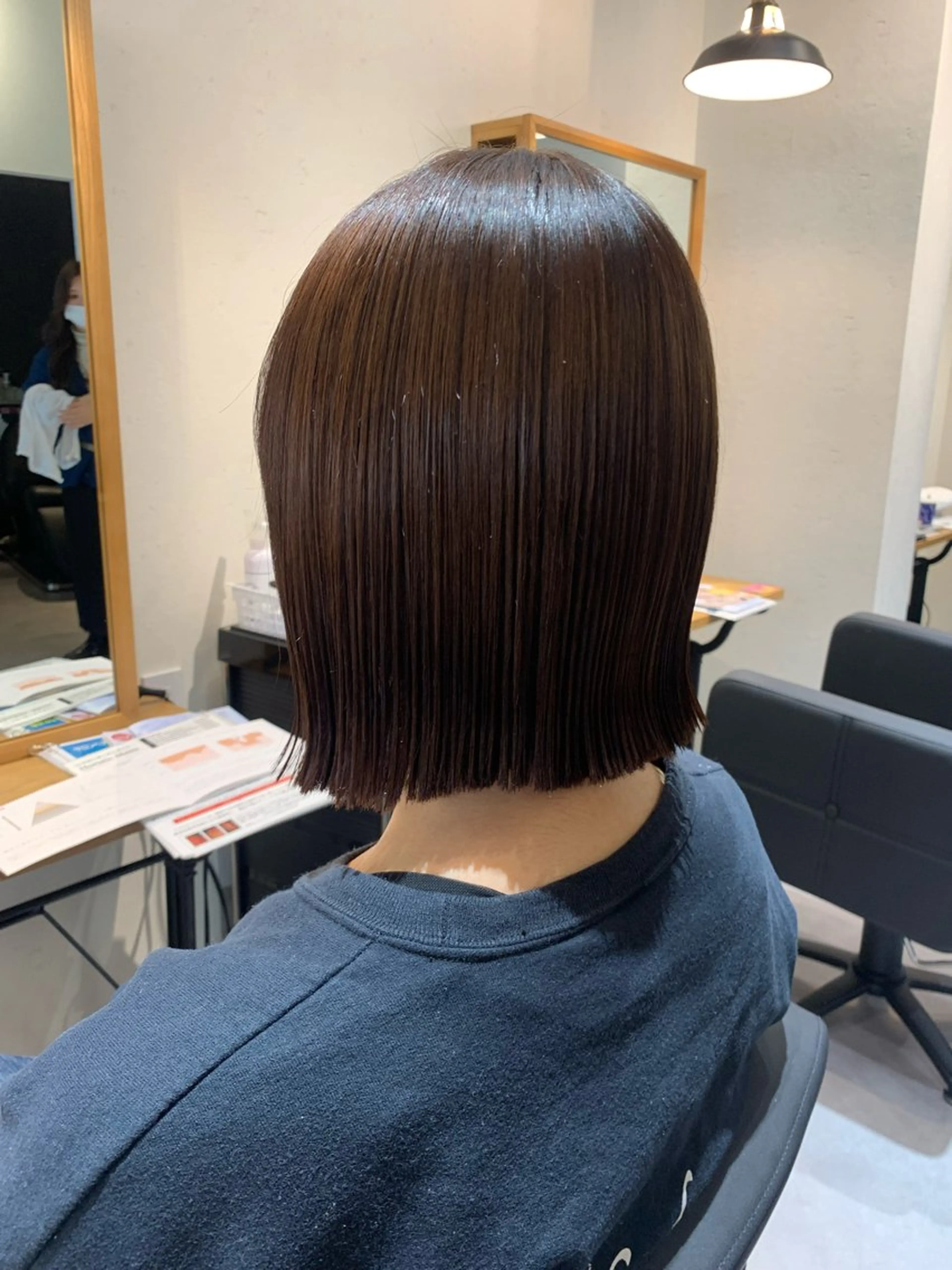 ショート 切りっぱなしボブ ボブ Dears 香芝店所属・関 優希のヘアスタイル