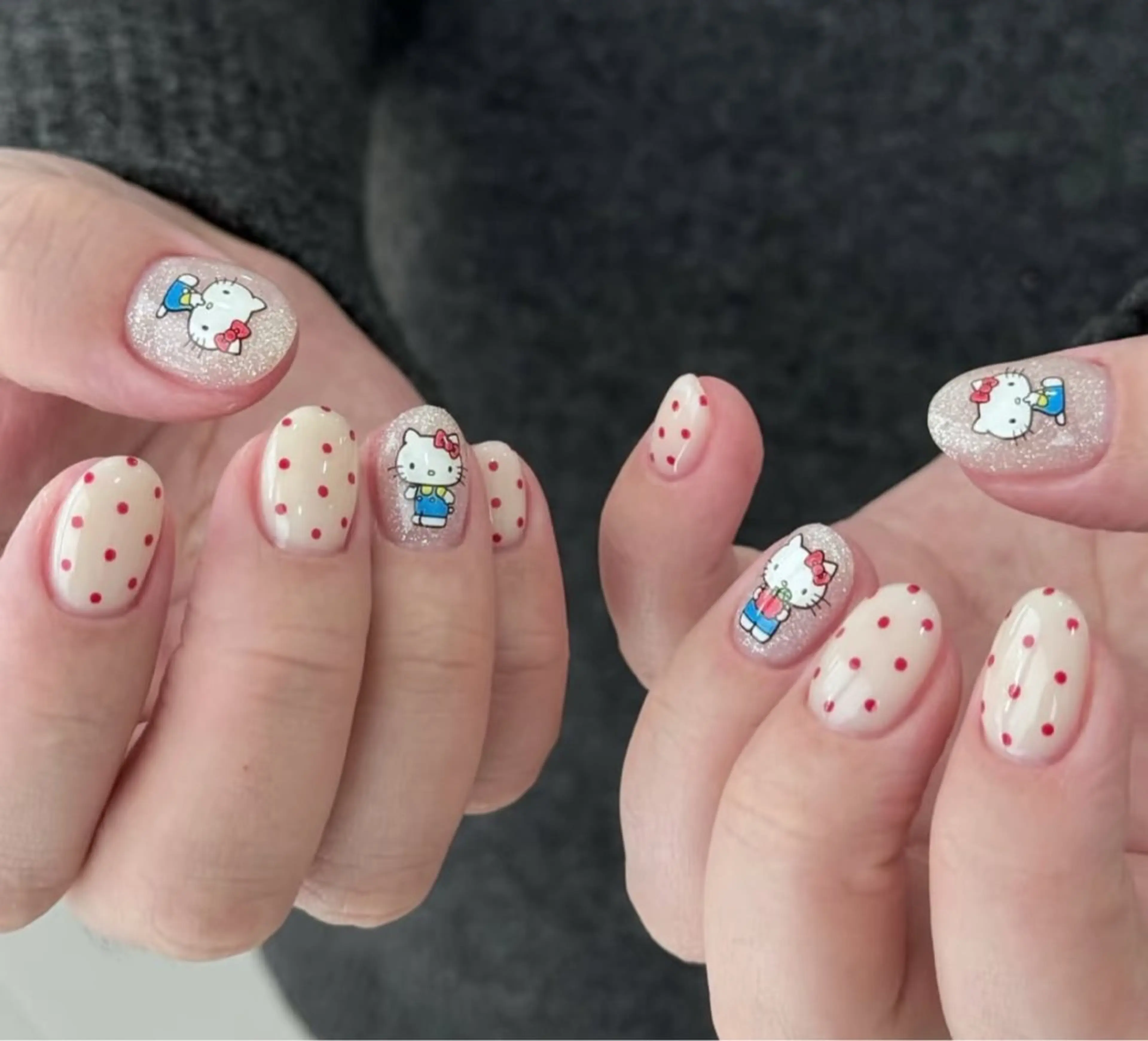 ネイル アートネイル オーロラネイル チークネイル フレンチネイル ガラスフレンチ ハンドネイル 🎀🎀YooLi Nail Salonのネイルデザイン