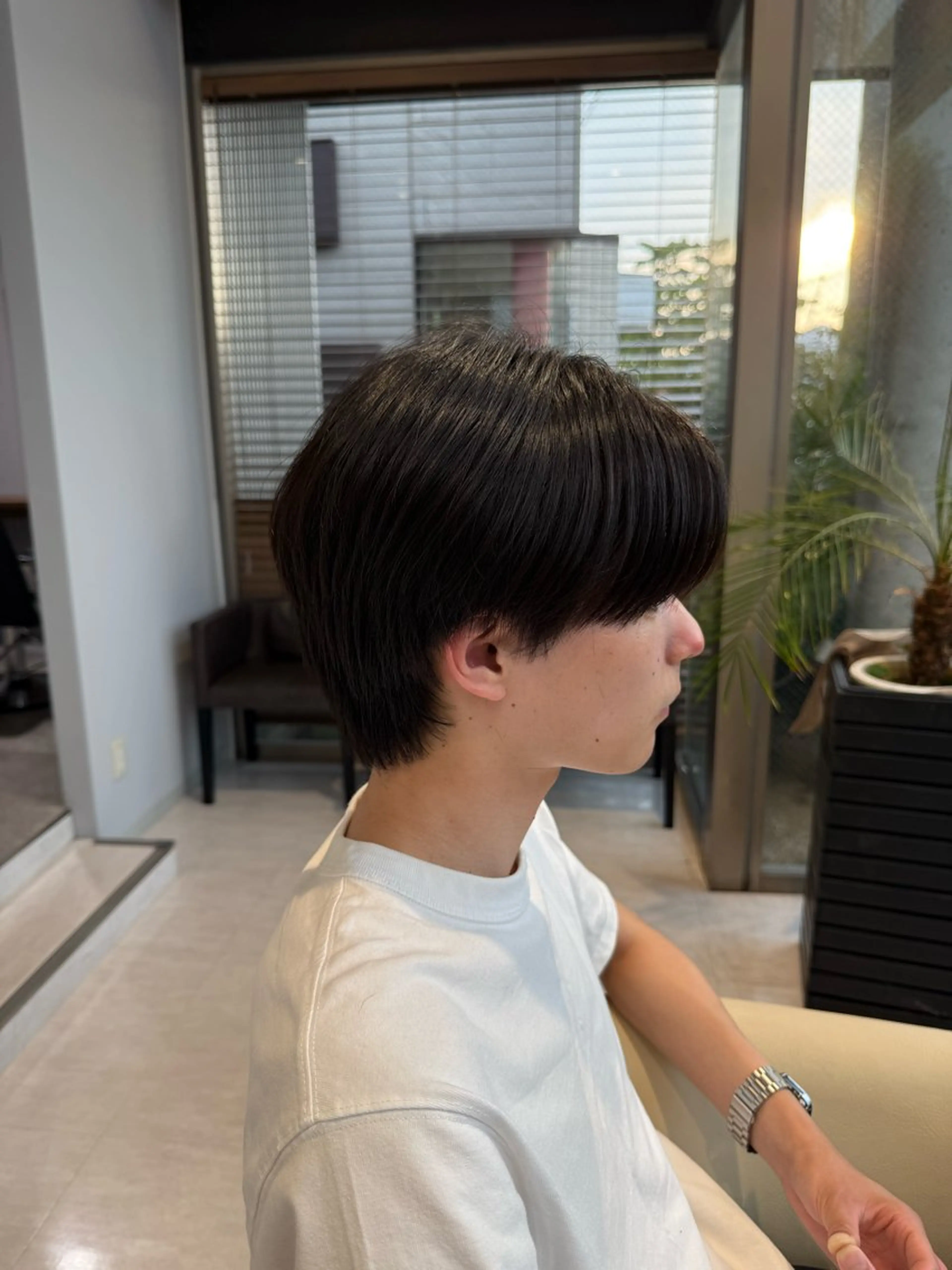 パーマ メンズ メンズ韓国風 メンズパーマ 田辺 湧愛のヘアスタイル