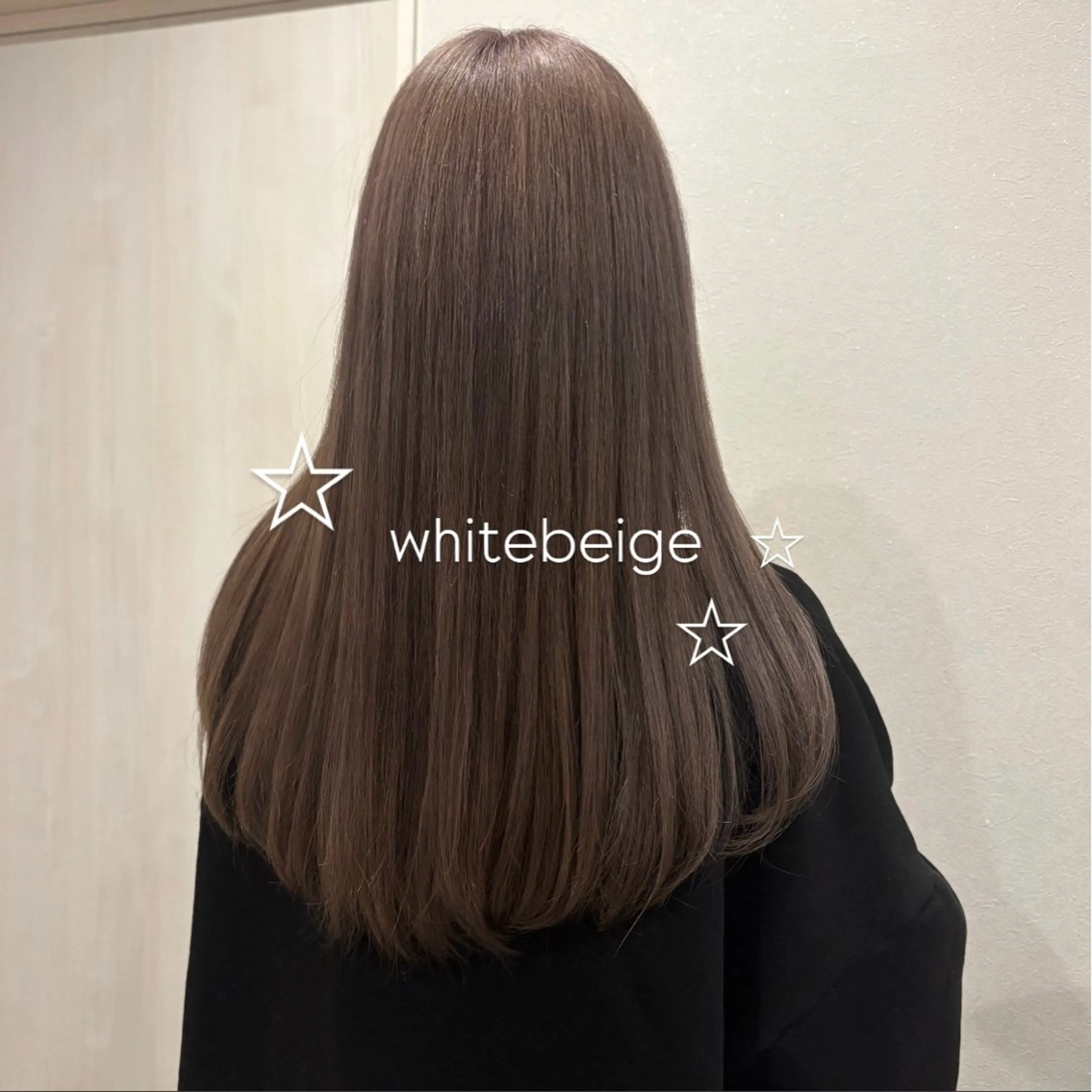 ロング カラー ベージュカラー ブリーチ ホワイトベージュ ヘアカラー c.key所属・🌺c.key /スタイリスト/内多のヘアスタイル