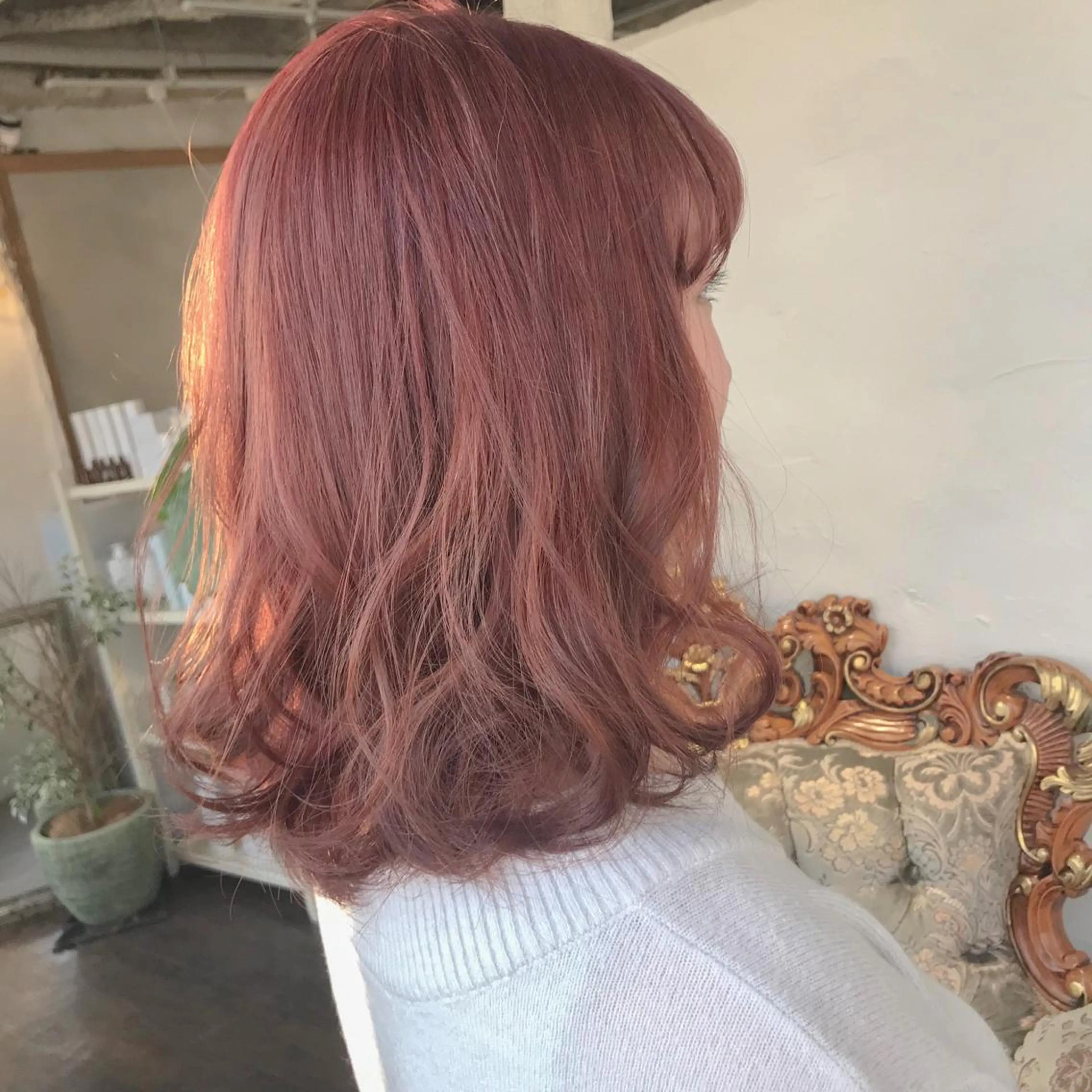 ミディアム カラー Joule銀座 石山あやのヘアスタイル