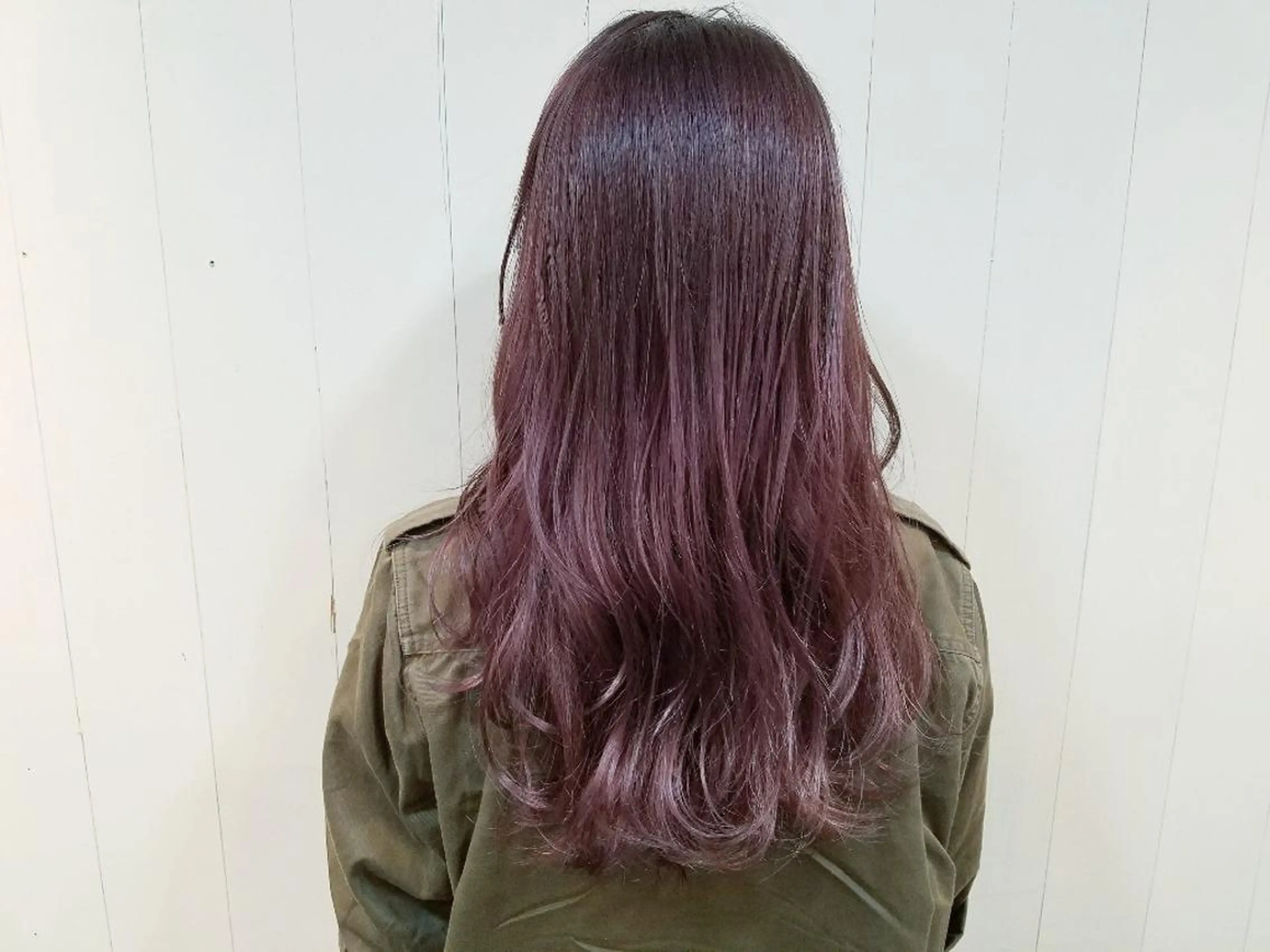 ロング カラー ピンクカラー バイオレットカラー imai /カット/パーマのヘアスタイル