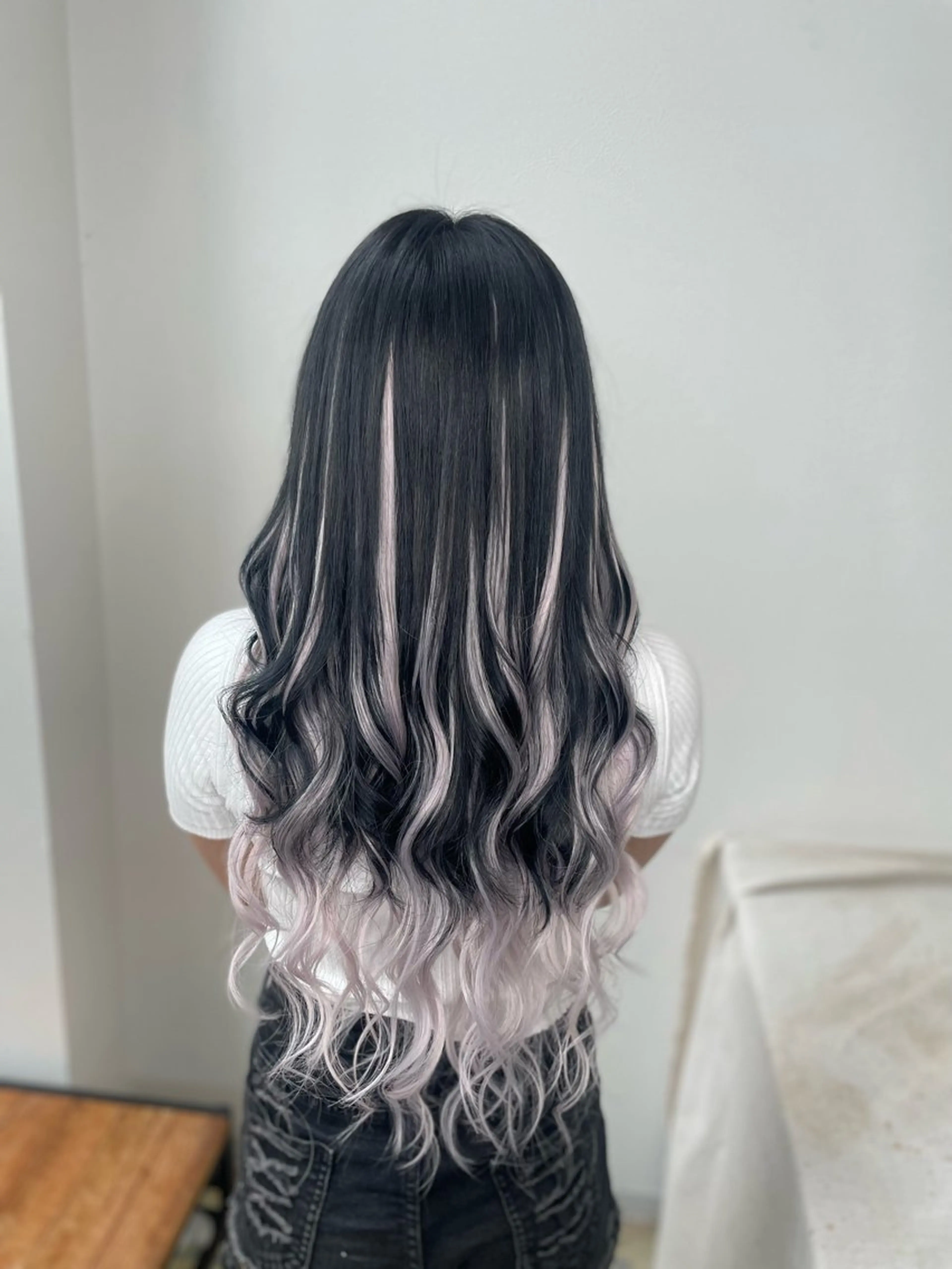 🎀【3h～】艶カラー＋シールエクステ40枚🎀の写真