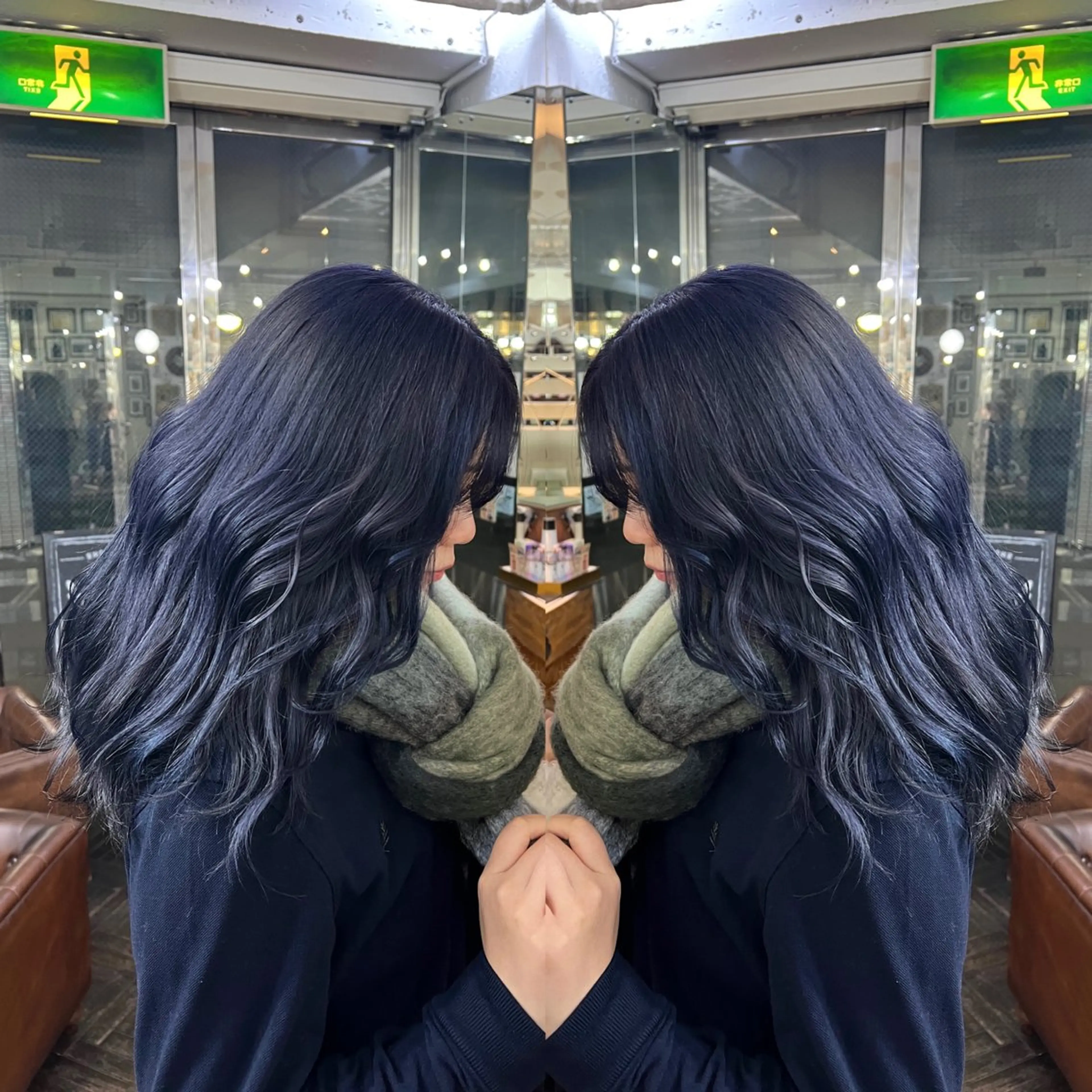 ロング カラー レイヤー/ボブ/ ミニボブ/AOIのヘアスタイル