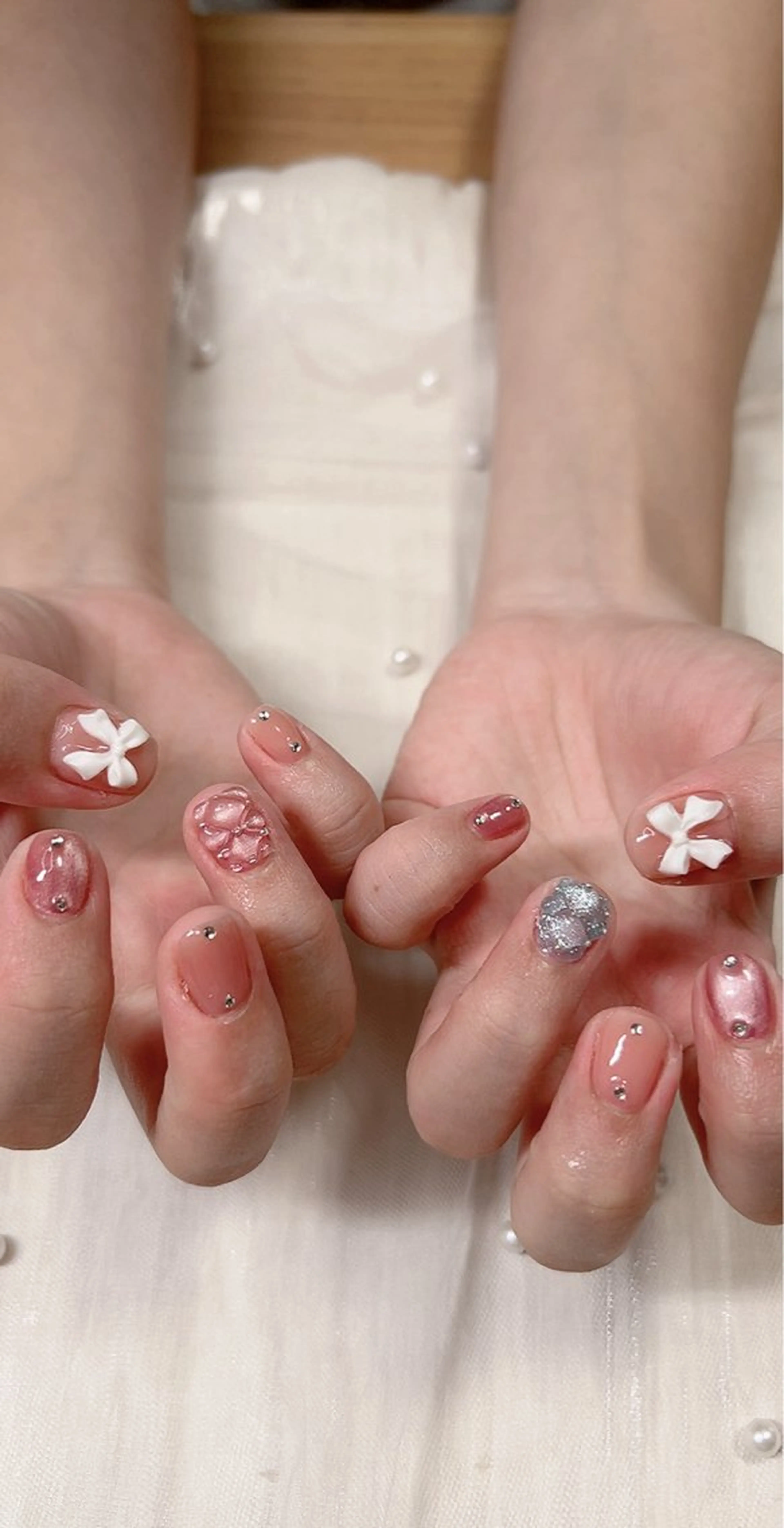 ネイル マグネットネイル ハンドネイル Cute Tips nailのネイルデザイン