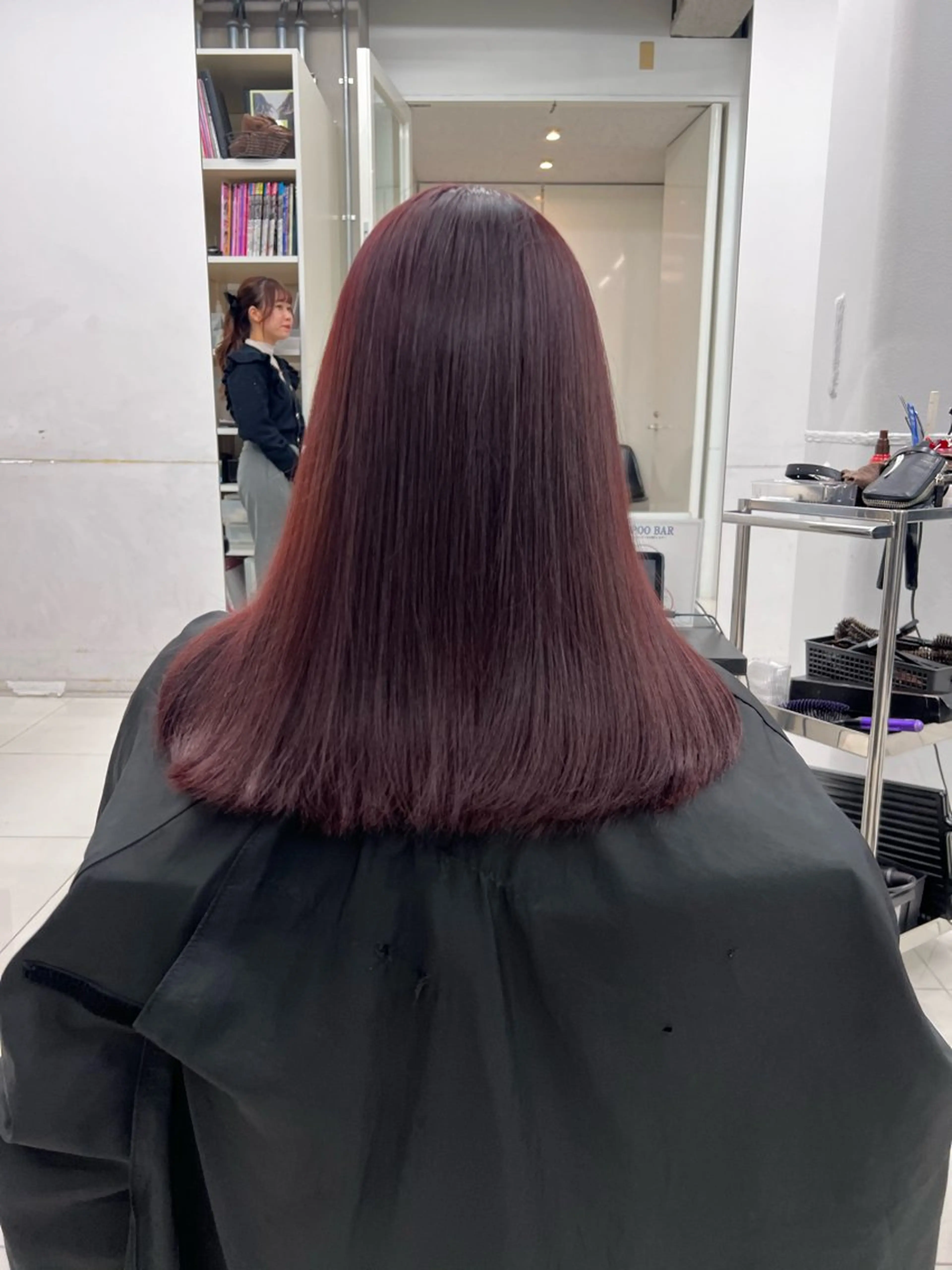 ロング カラー ヘアアレンジ ブリーチ ブリーチなしカラー kayo/カラー モデル募集中✨のヘアスタイル