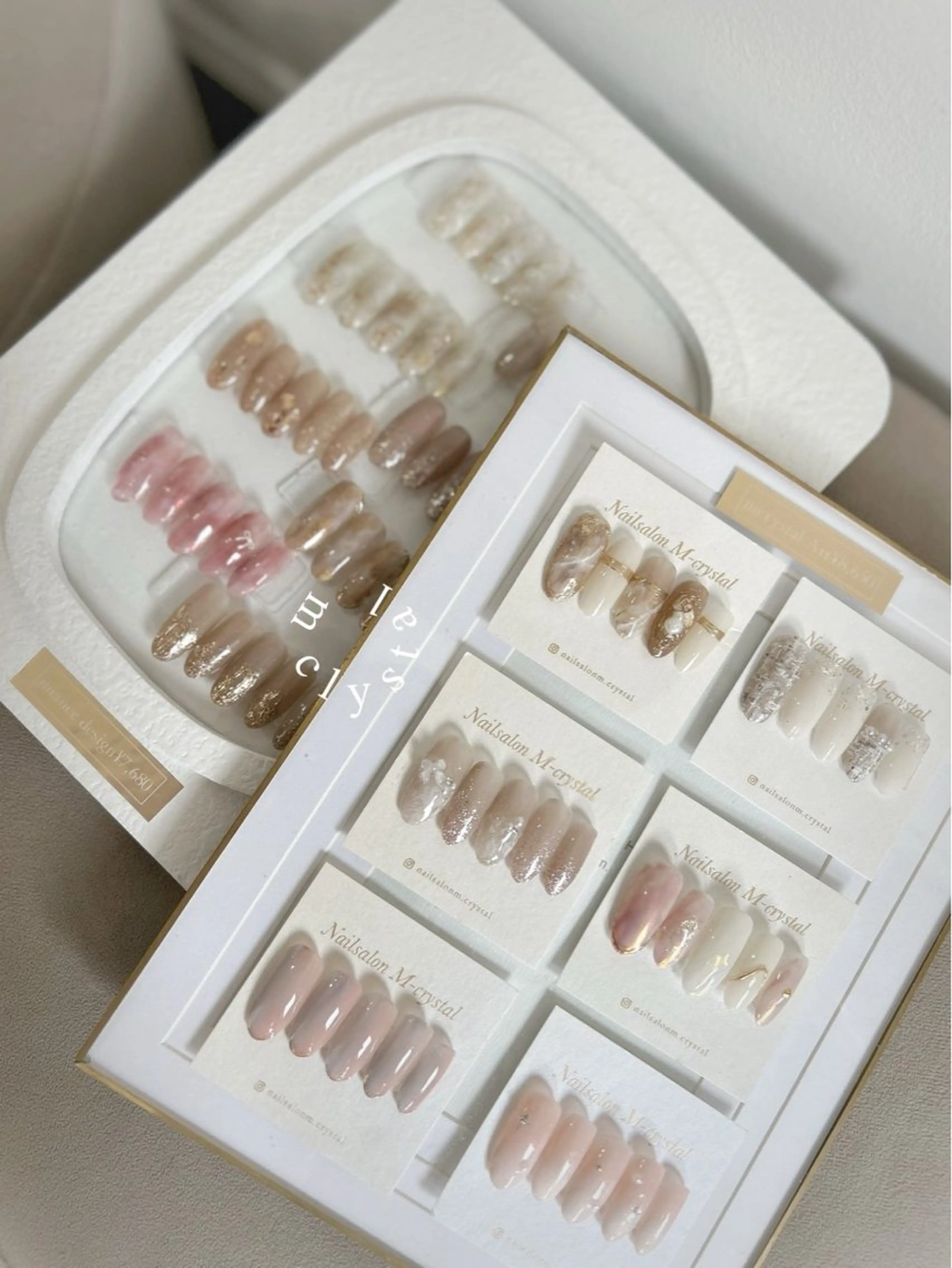 ネイル ニュアンスネイル ハンドネイル Nailsalon M-crystalのネイルデザイン