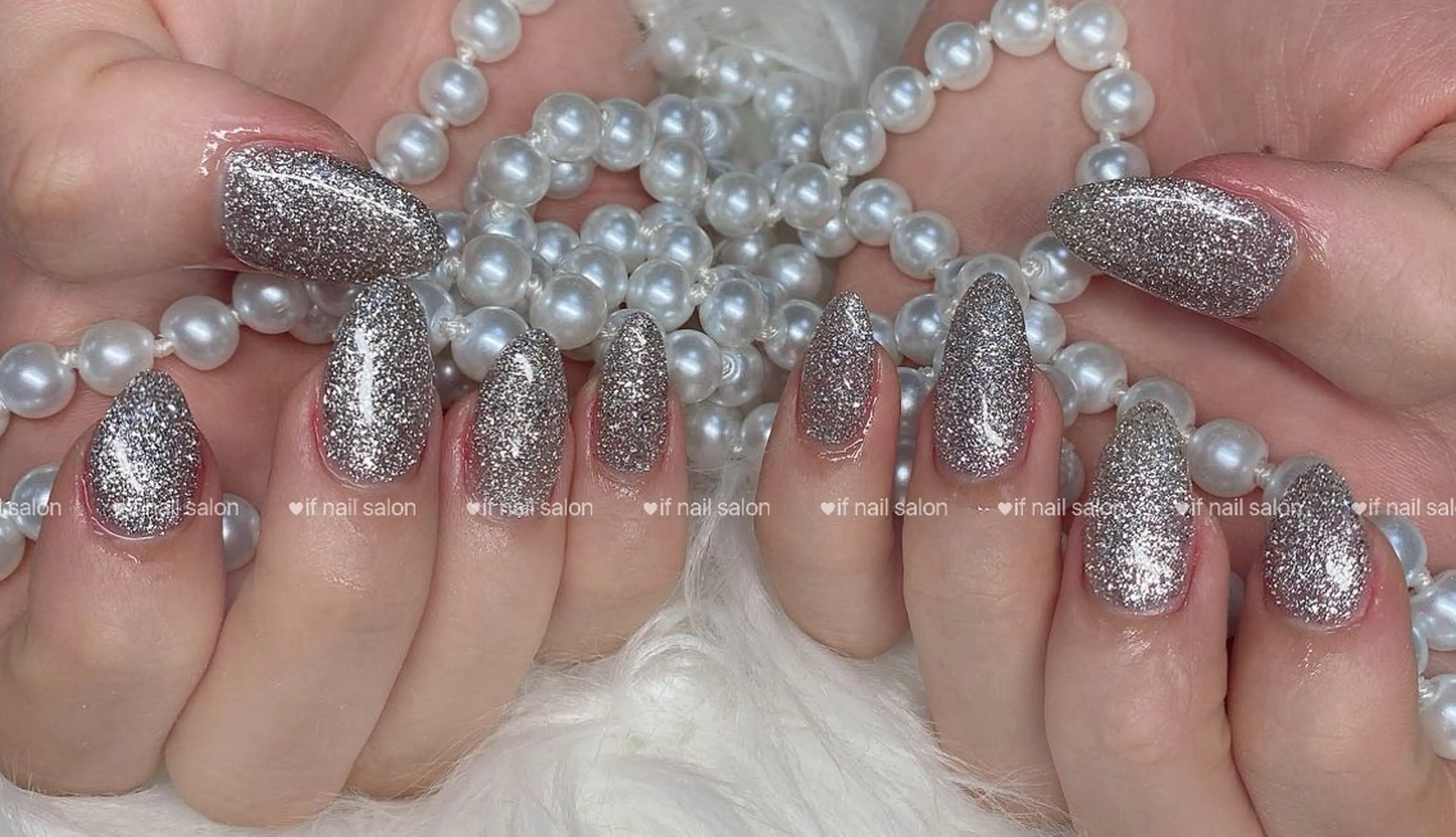 チップ長さ出し】マグネットorフラッシュorラメグラデーションの写真