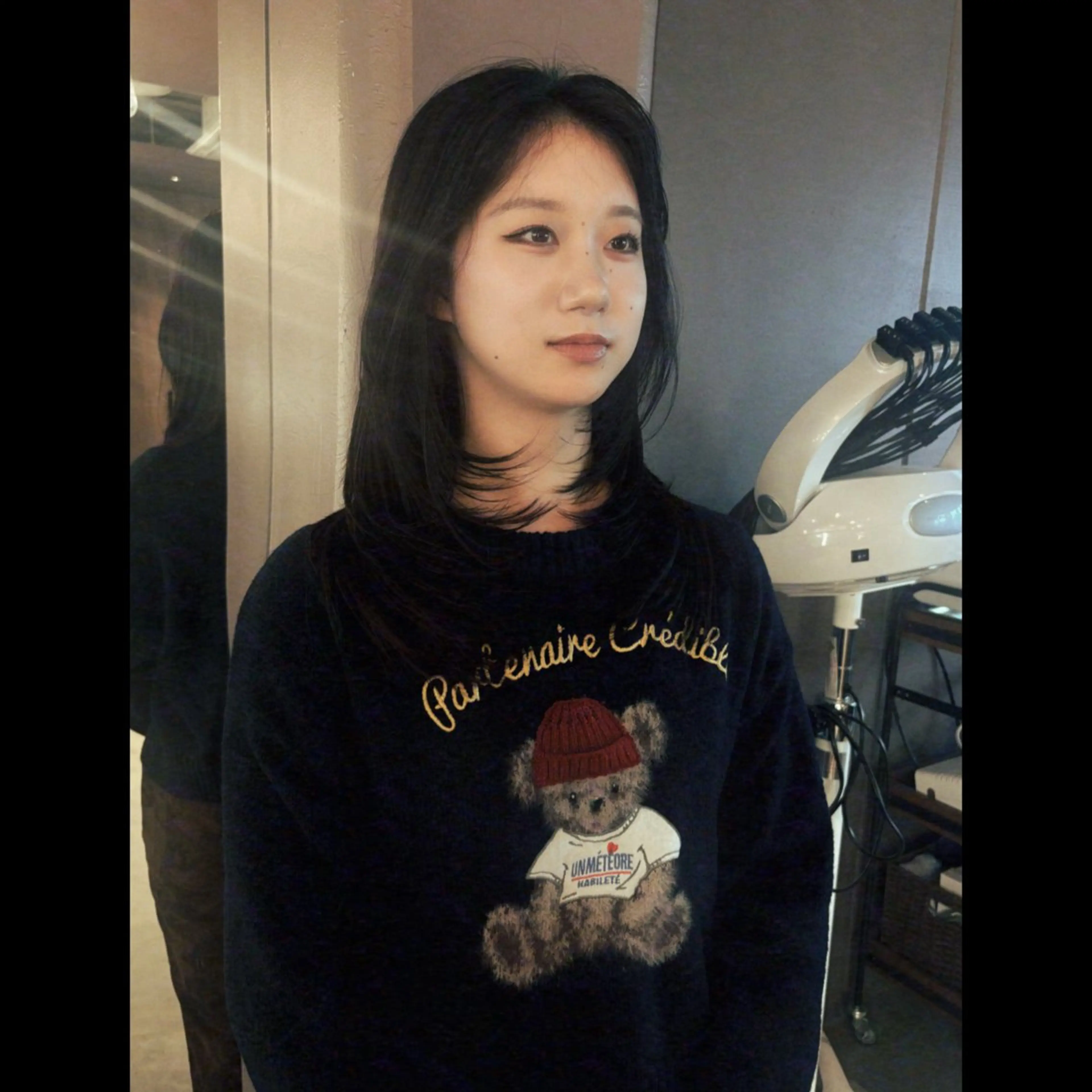 セミロング レイヤーカット カット トリートメント 彩名/透明感カラー/ ボブ/レイヤーカットのヘアスタイル