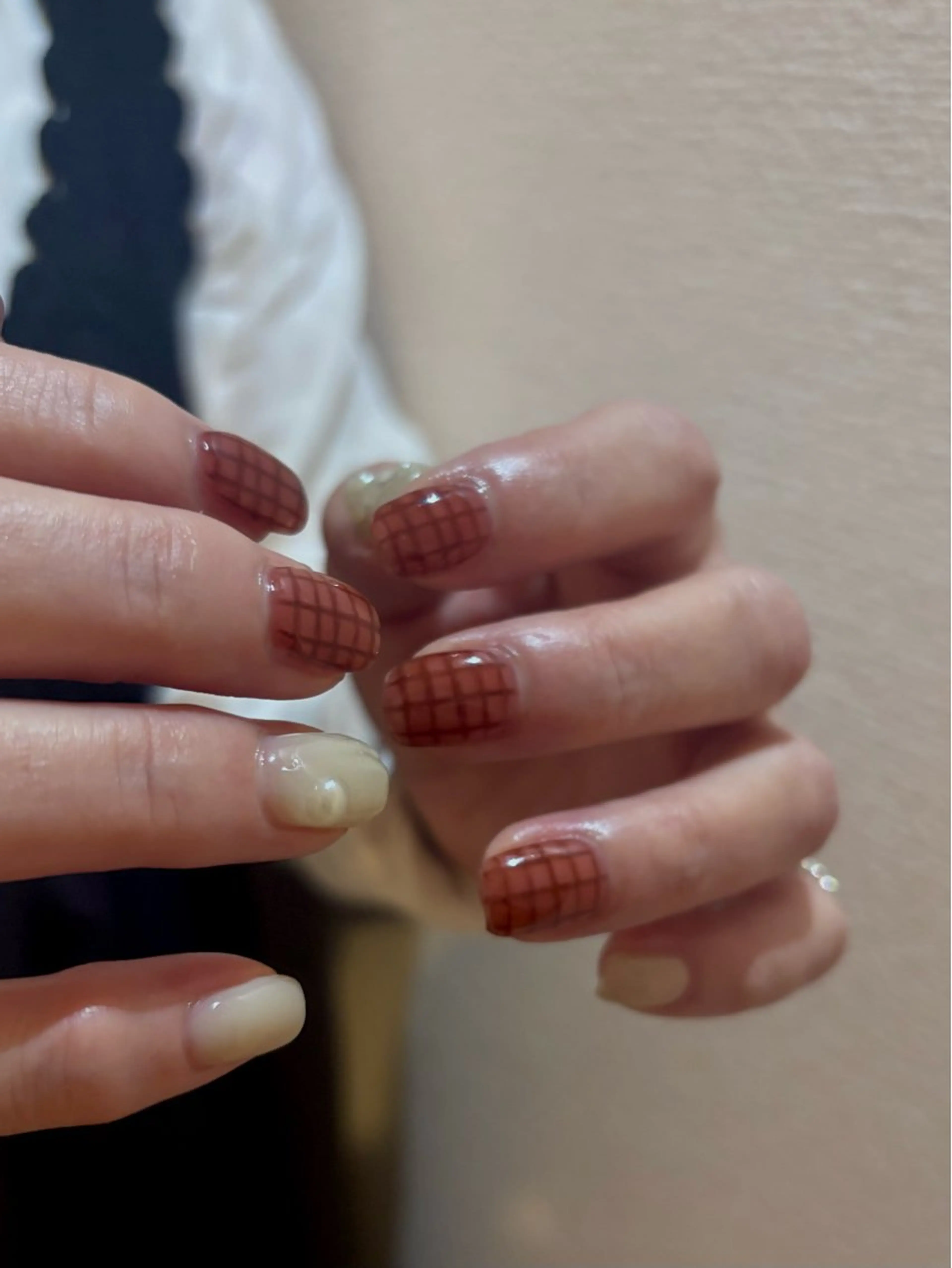 ネイル アートネイル チークネイル ジェルネイル マグネットネイル ニュアンスネイル ハンドネイル stan _nailのネイルデザイン